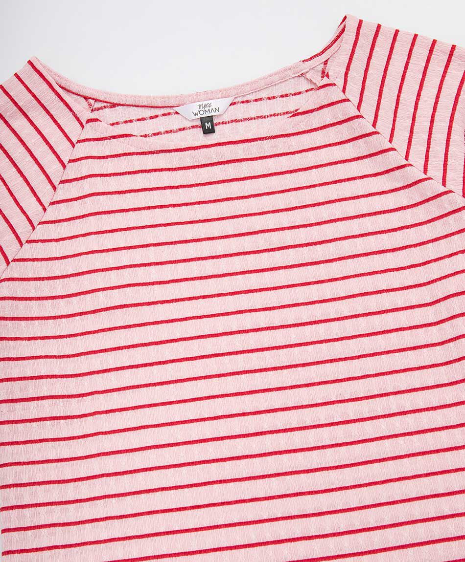 Poleras mujer rayas contraste