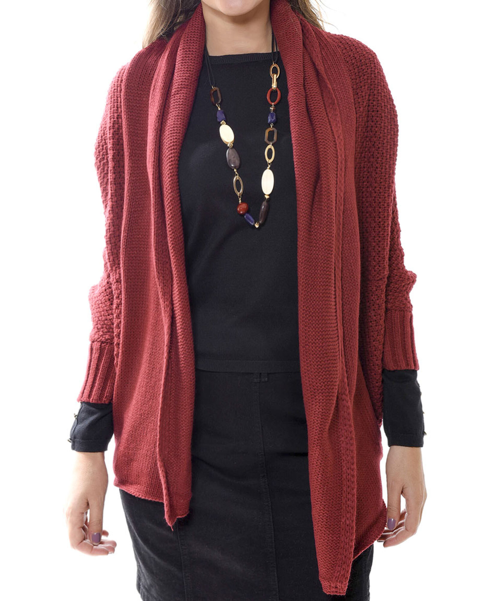 Poncho textura tejido Poncho textura tejido