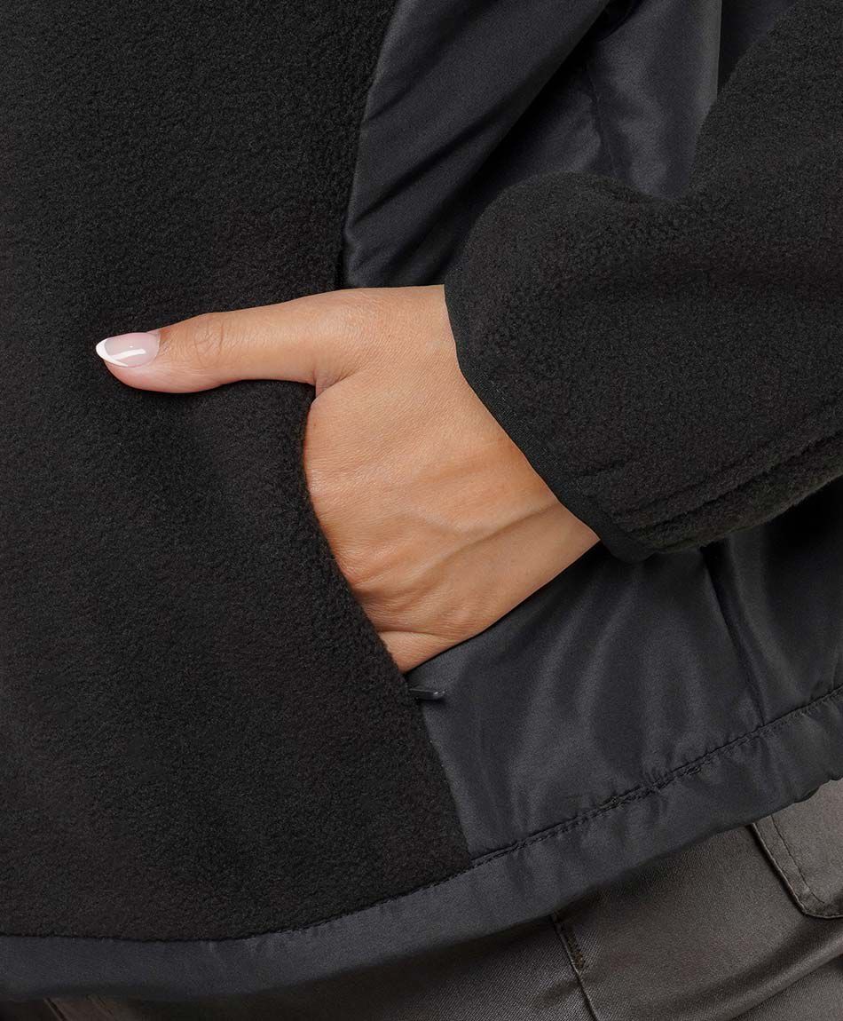 Chaqueta mujer polar mix