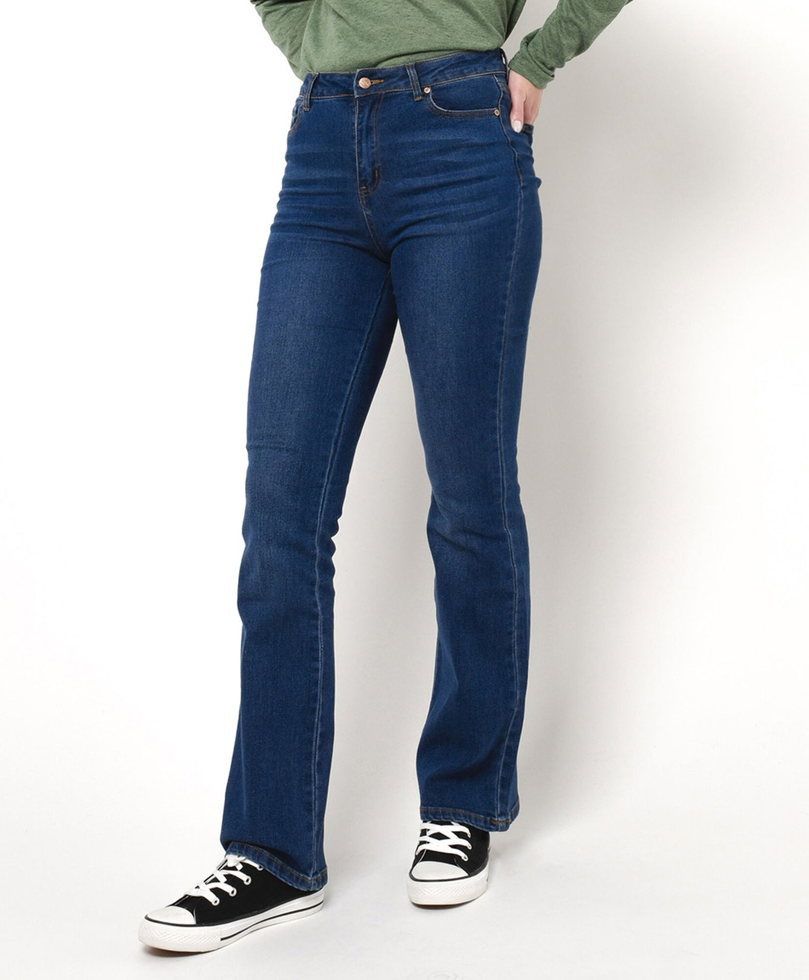 Jeans mujer lisos flare Jeans mujer lisos flare