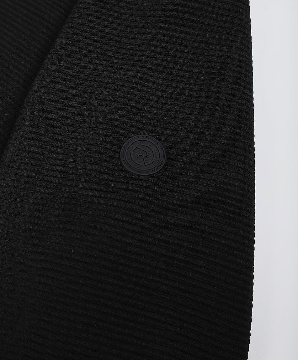 Chaqueta hombre cierre completo negro