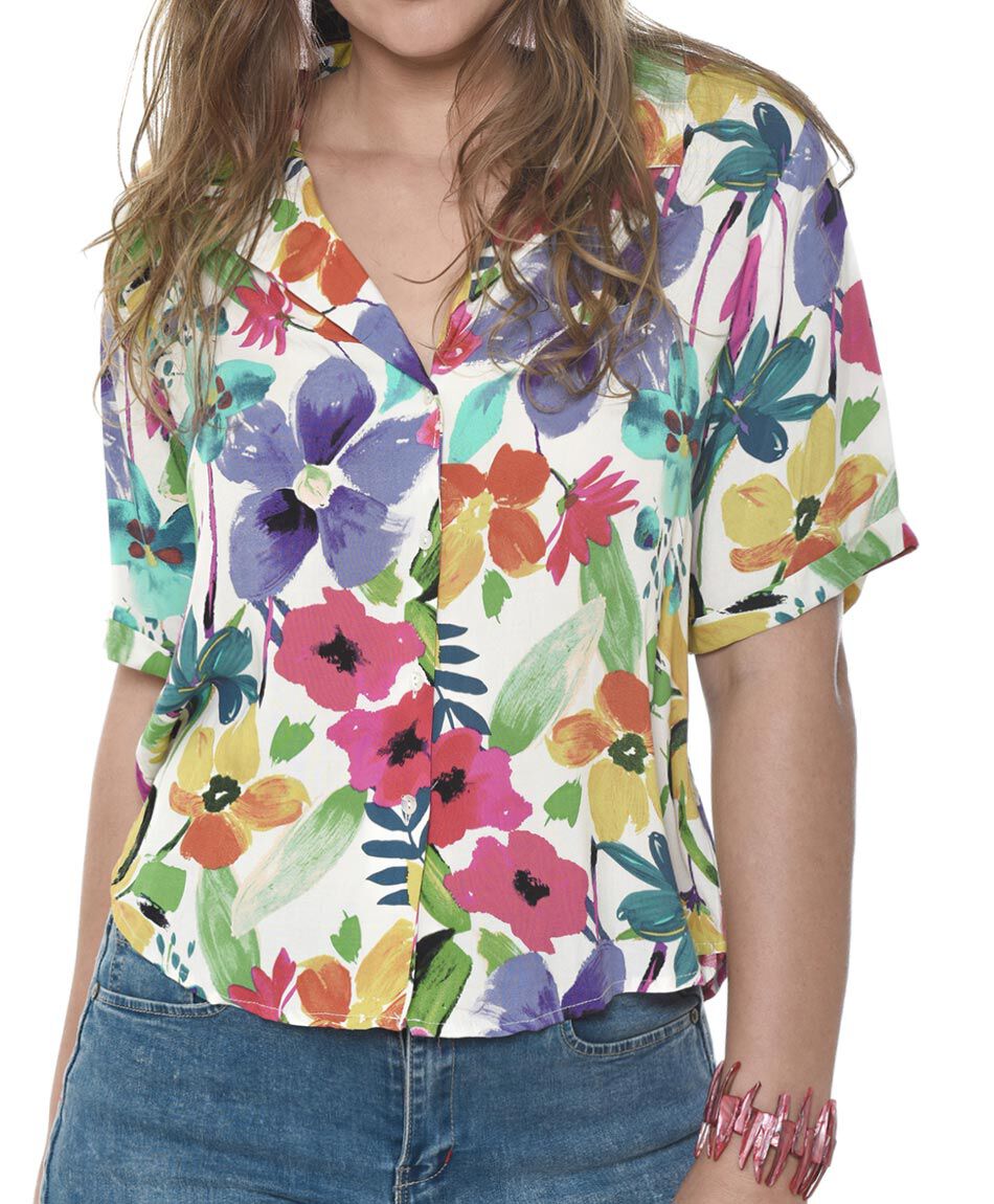 Blusa flores
