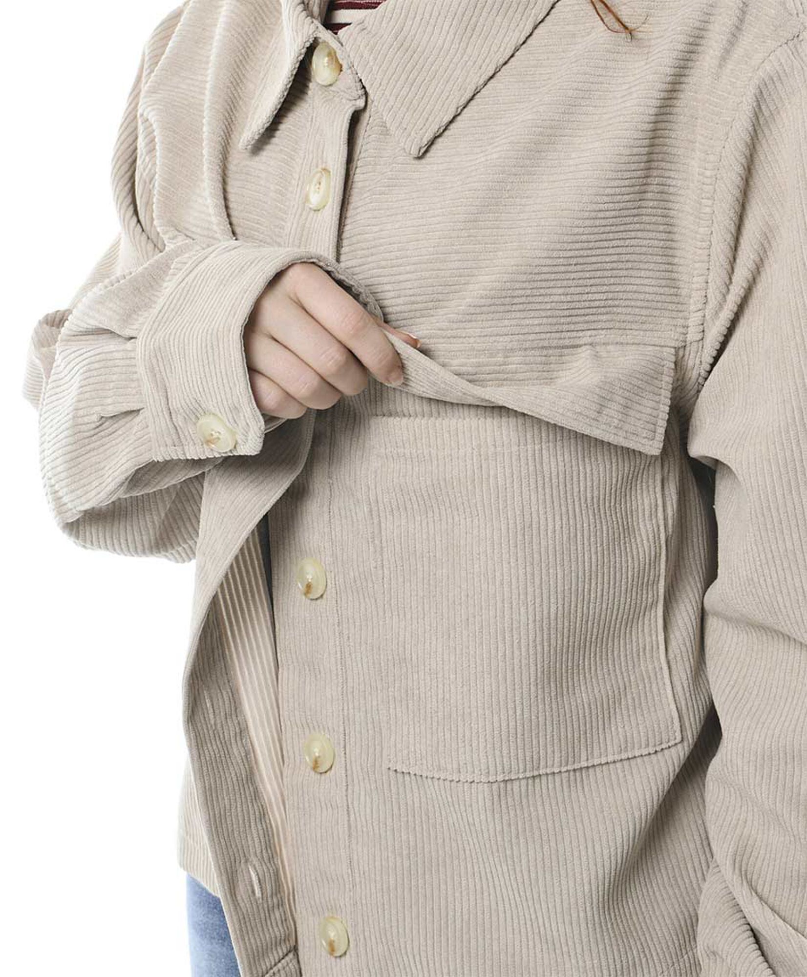 Chaqueta mujer corderoy oversize Chaqueta mujer corderoy oversize