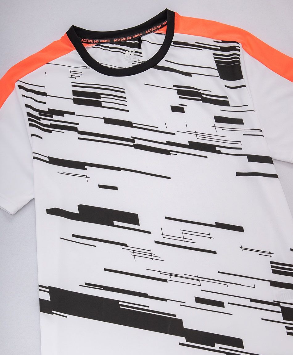 Polera deportiva hombre tricolor