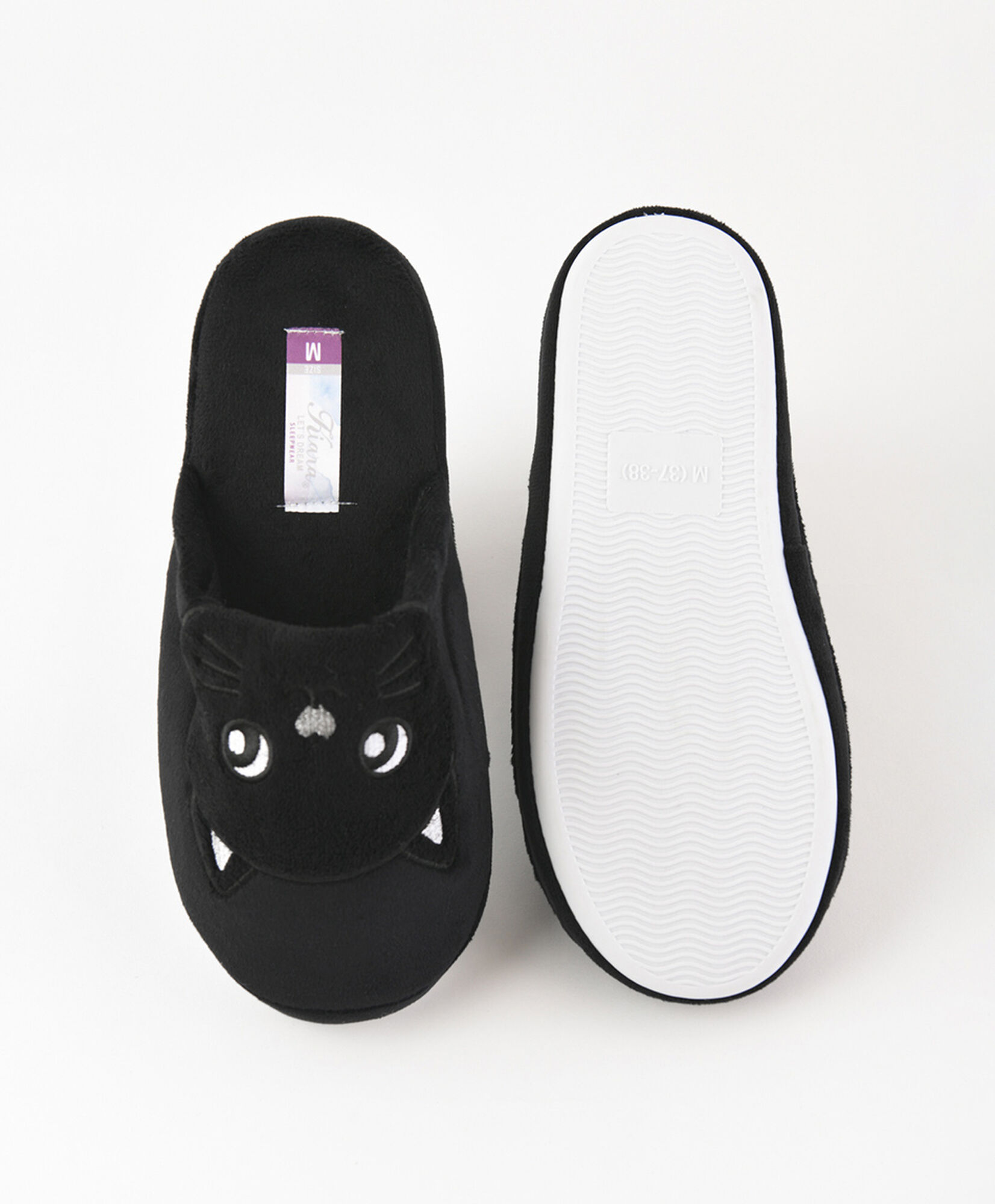 Pantufla mujer gatito negro Pantufla mujer gatito negro