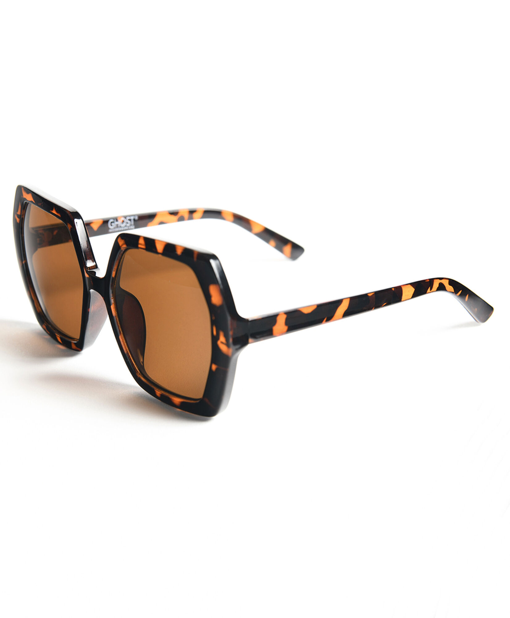 Lentes mujer hexagonal café Lentes mujer hexagonal café