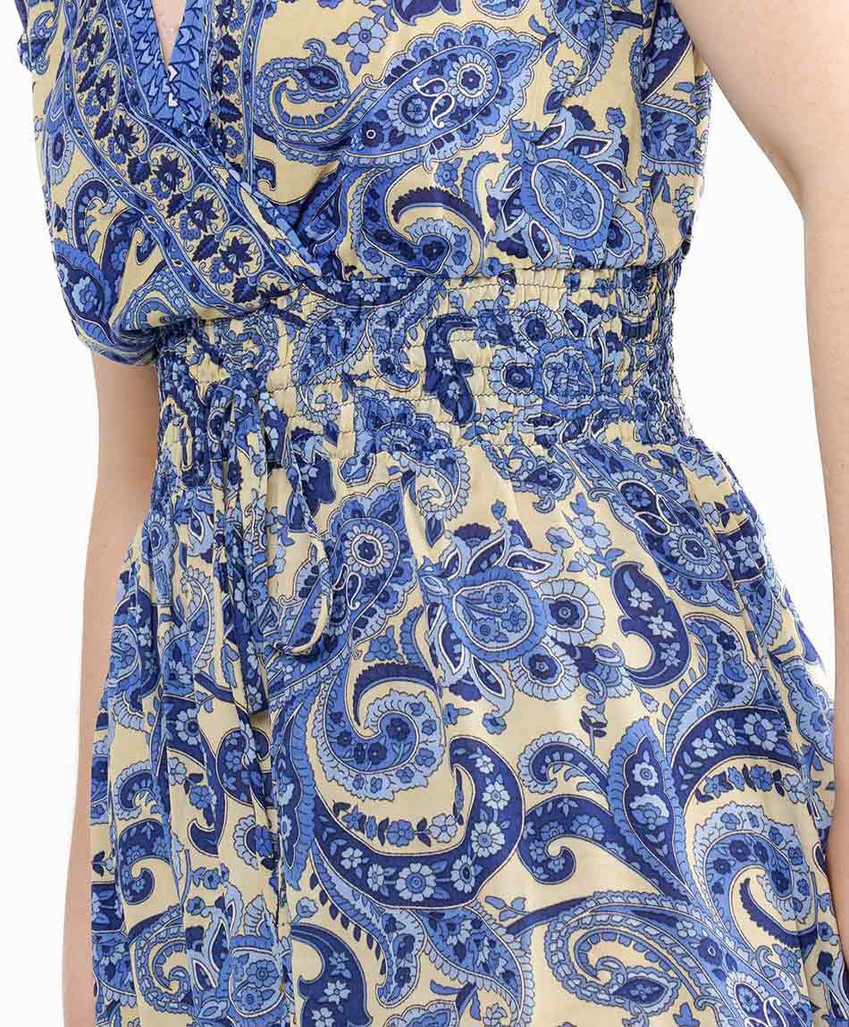 Vestido mujer maxi blue