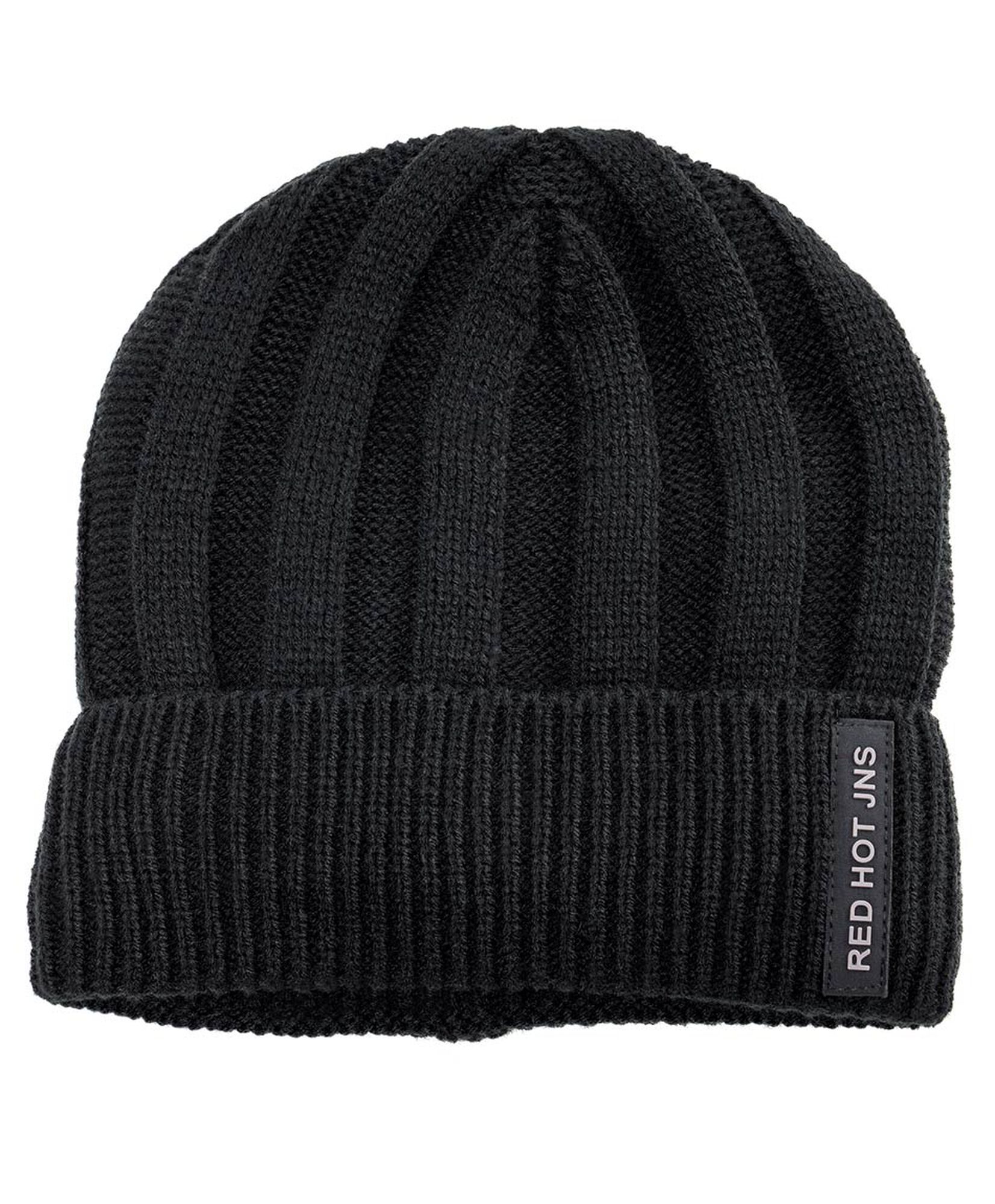 Gorro hombre tejido forrado negro Gorro hombre tejido forrado negro