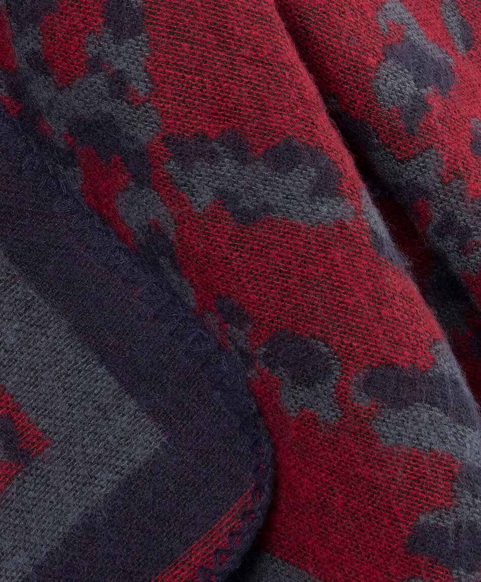 Poncho mujer dise&ntilde;o abstracto