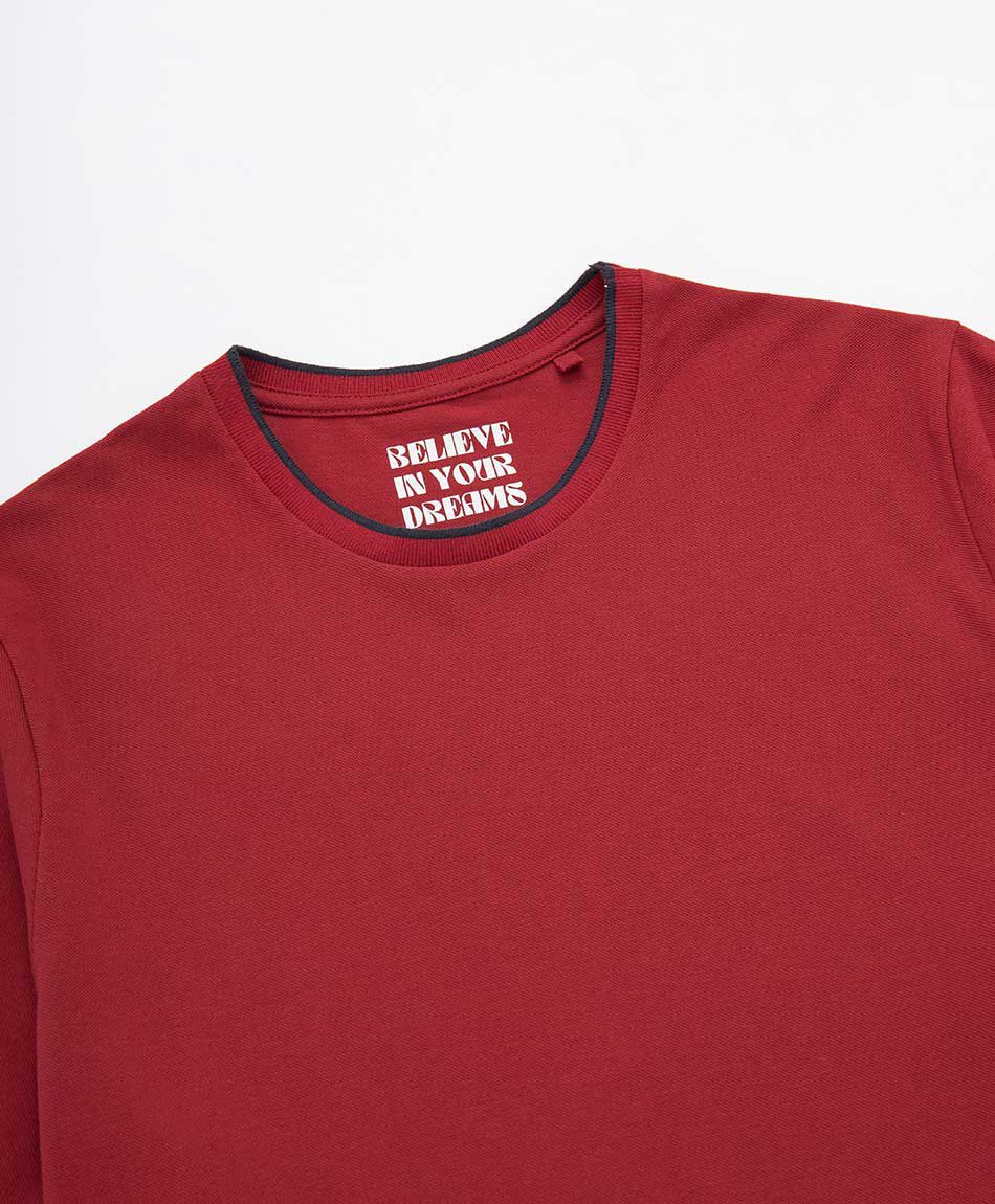 Polera hombre contraste