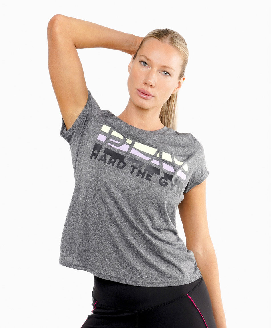 Polera deportiva mujer play hard