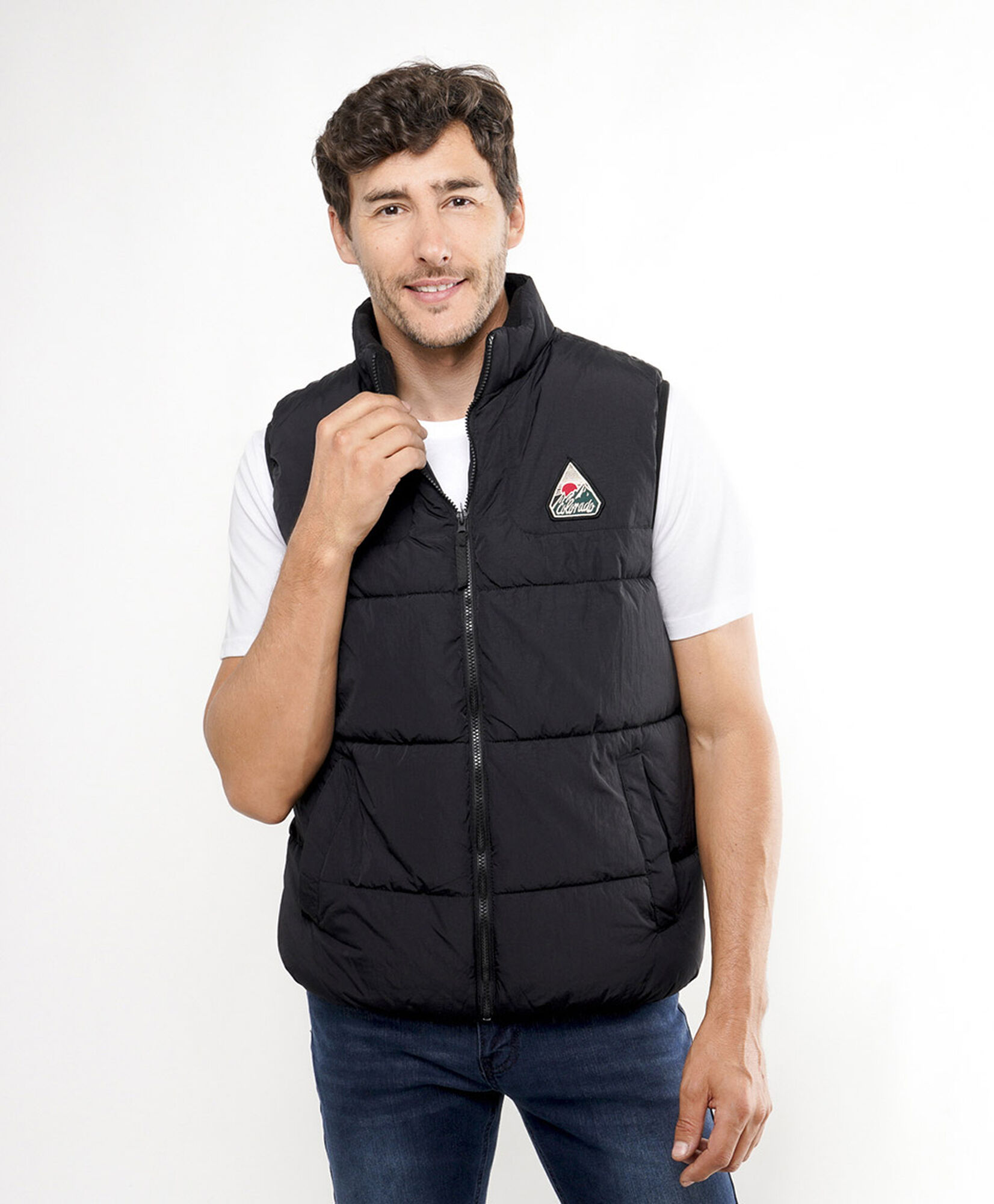 Parka hombre sin mangas logo Parka hombre sin mangas logo
