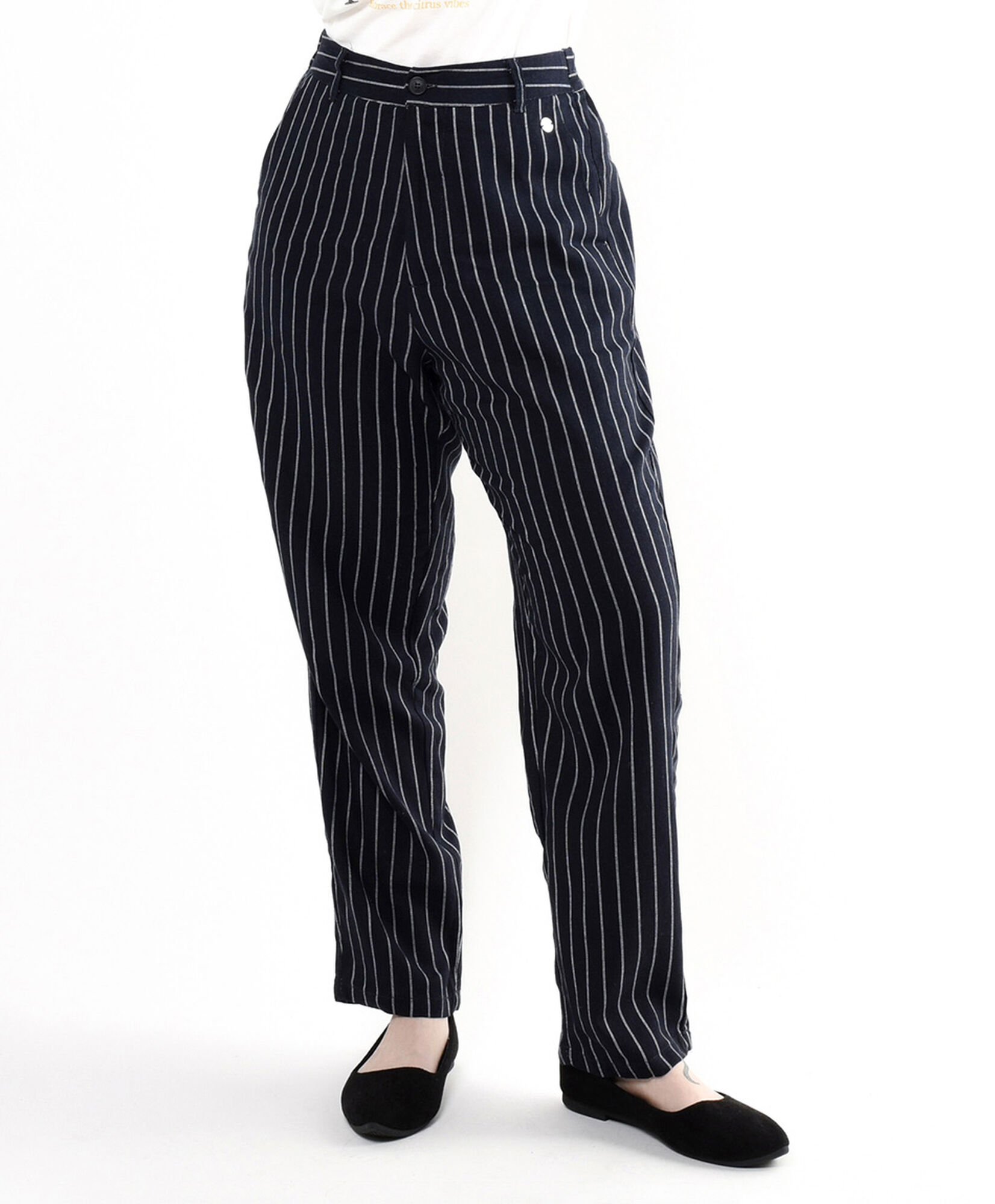 Pantalón mujer listas navy Pantalón mujer listas navy