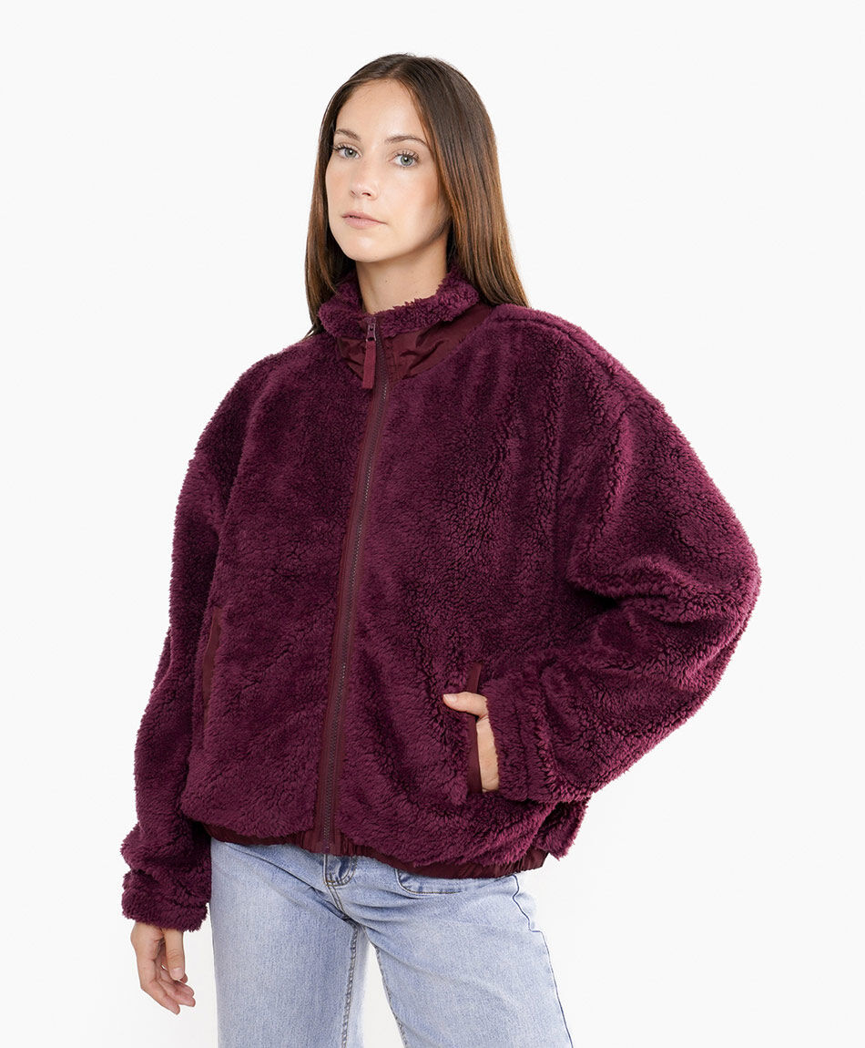 Polar mujer textura peluche suave