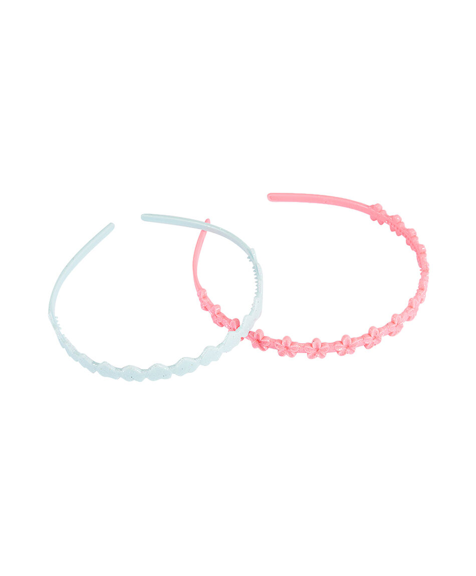 Pack 2 cintillo infantil brillos