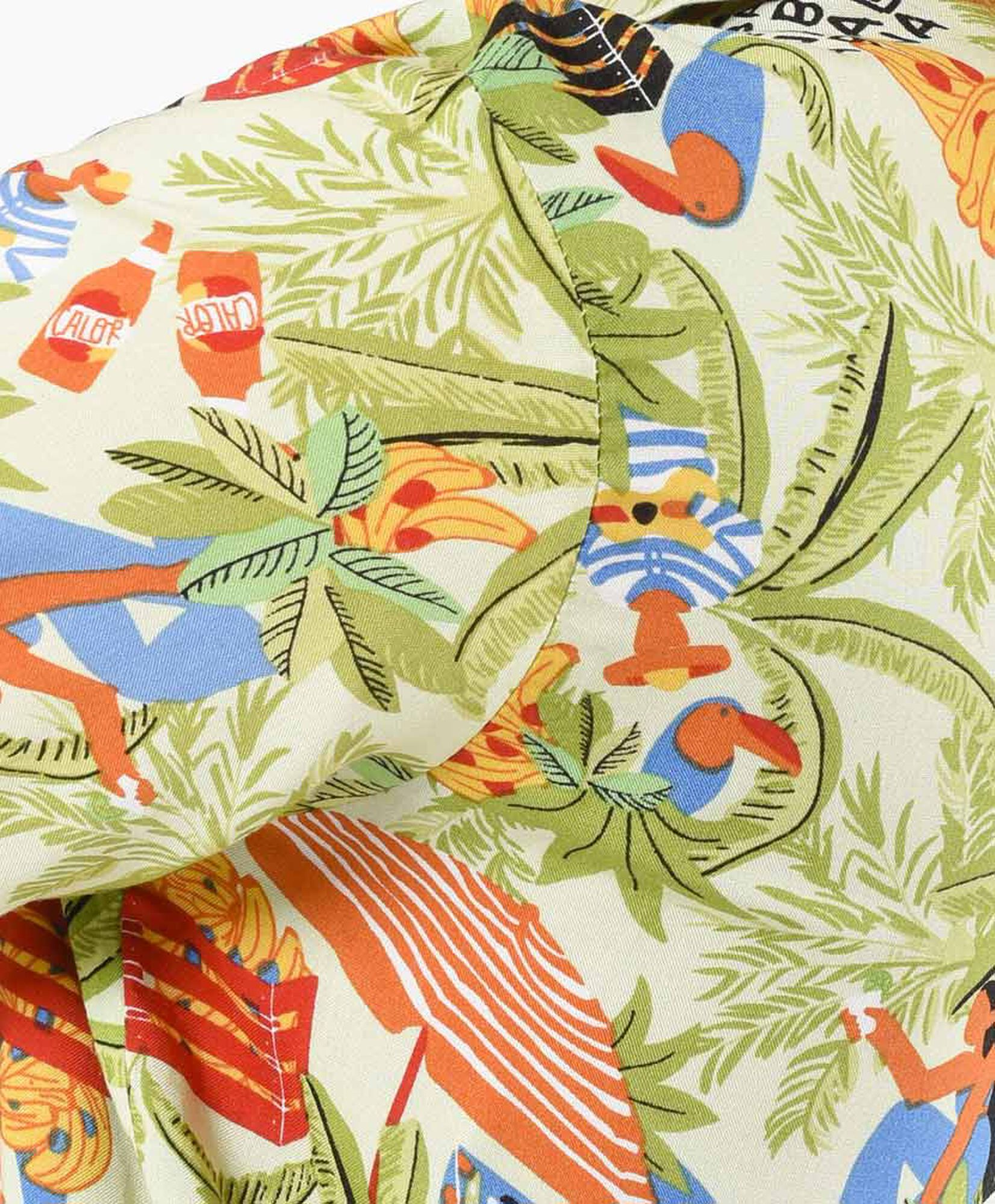 Blusa mujer tropical con bolsillo Blusa mujer tropical con bolsillo