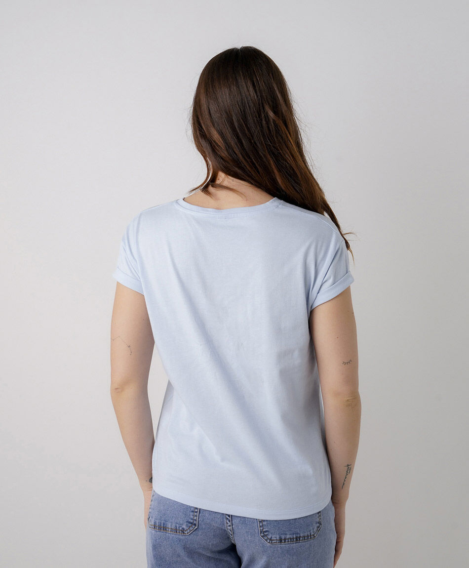 Polera mujer corazones