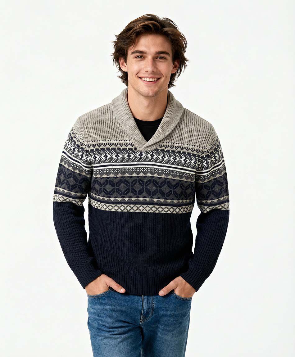 Sweater hombre estilo r&uacute;stico