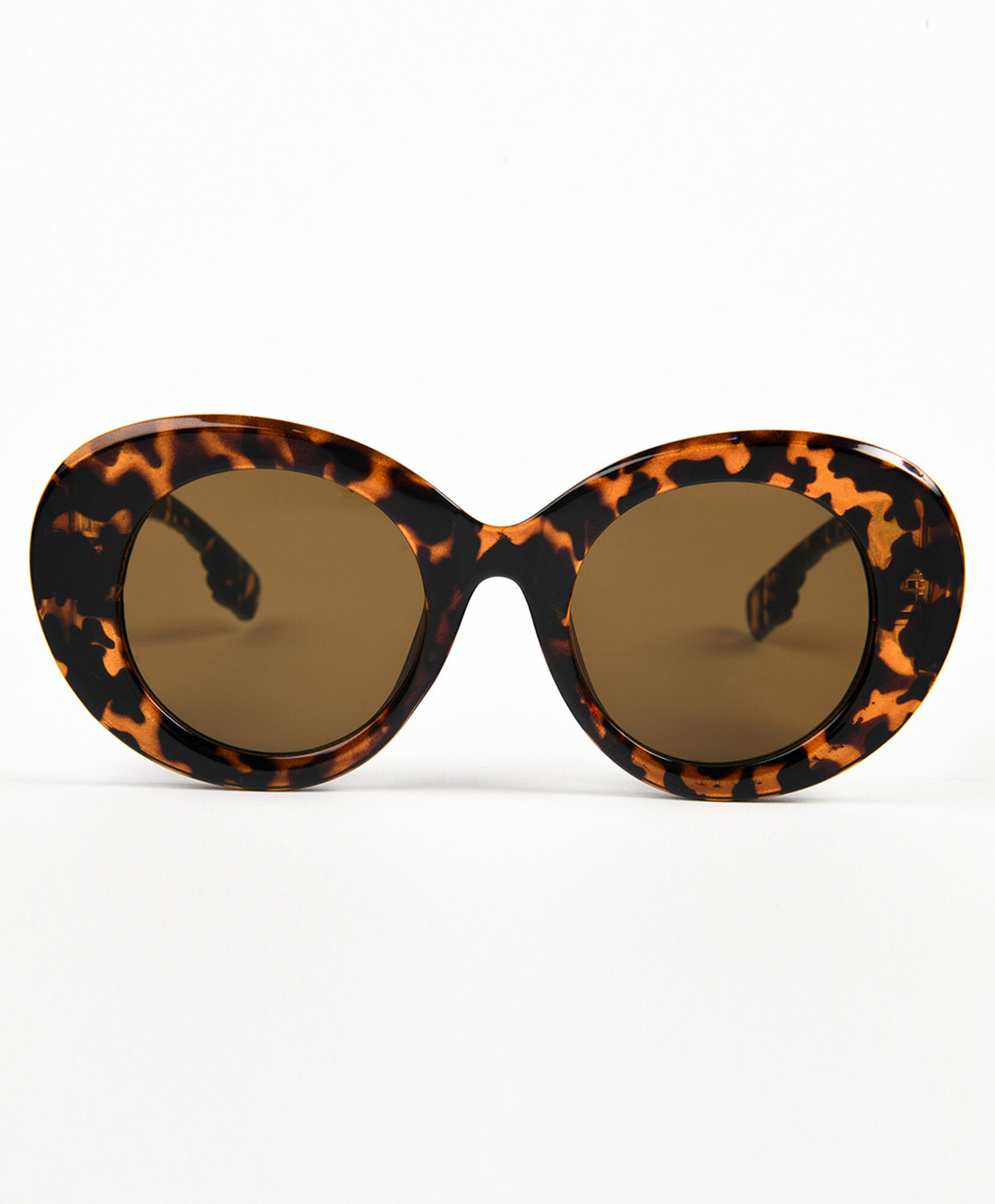 Lentes mujer animal print redondos borde grueso Lentes mujer animal print redondos borde grueso