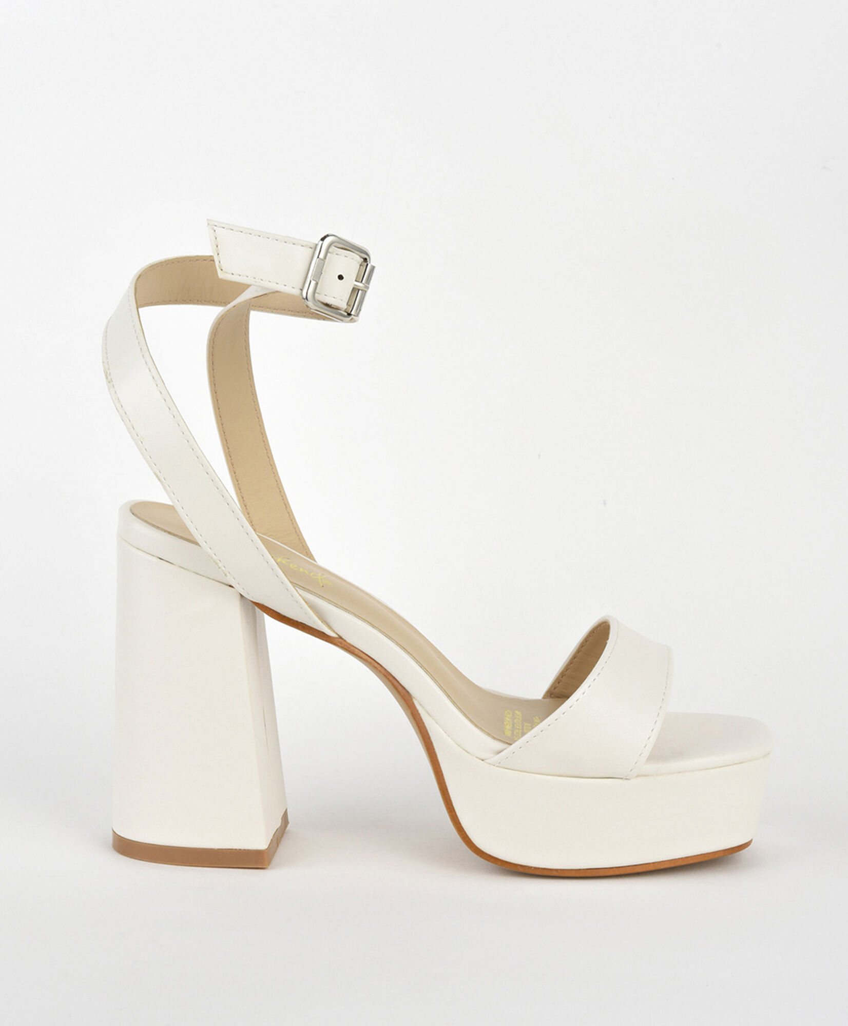Sandalia mujer blanco taco plataforma Sandalia mujer blanco taco plataforma