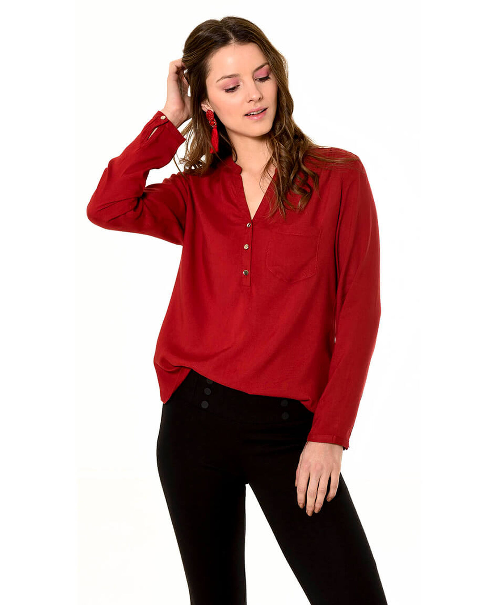 Blusa cuello mao Blusa cuello mao