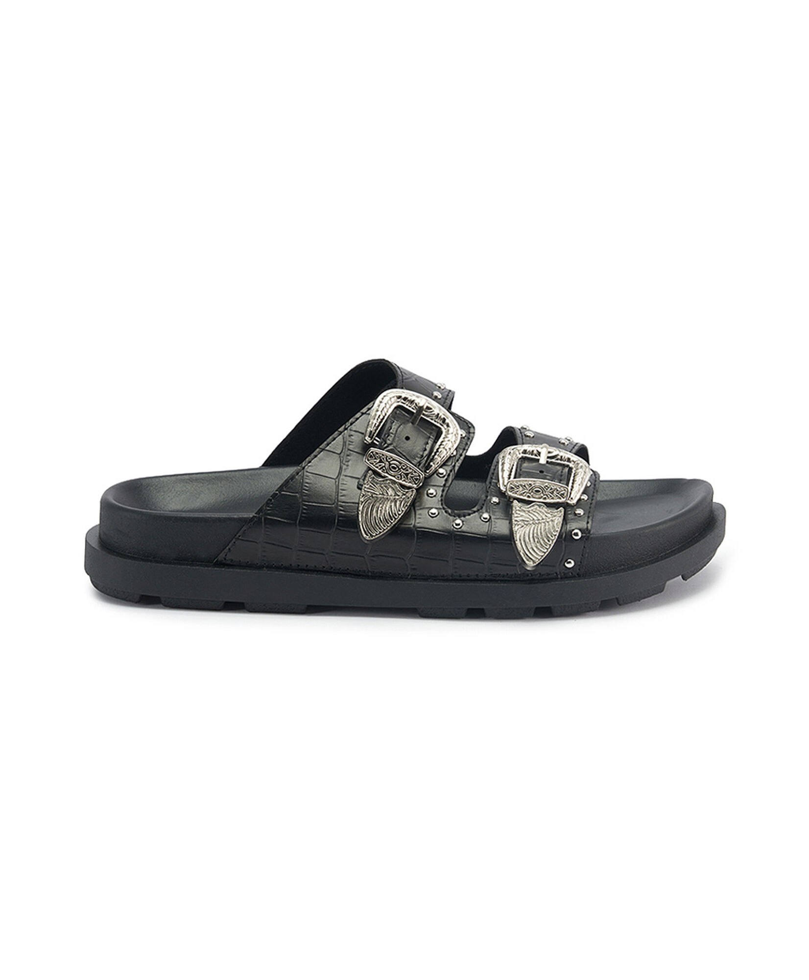 Sandalia mujer hebillas silver Sandalia mujer hebillas silver