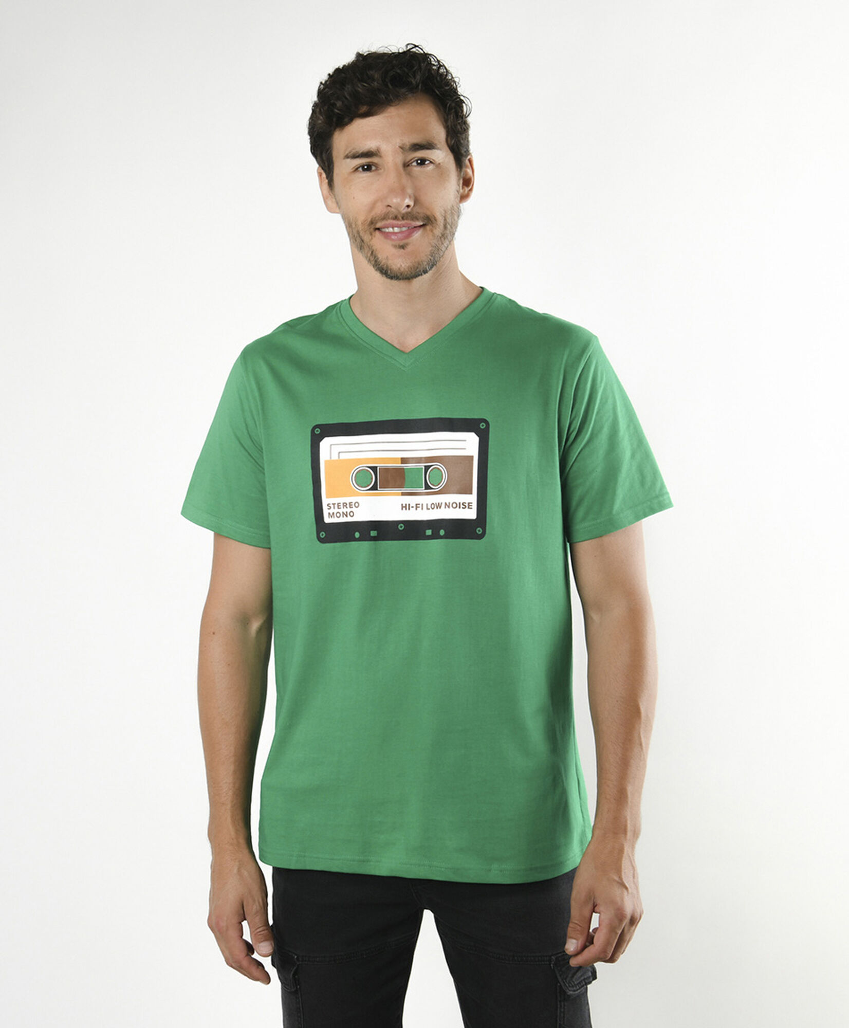 Polera hombre cassette Polera hombre cassette