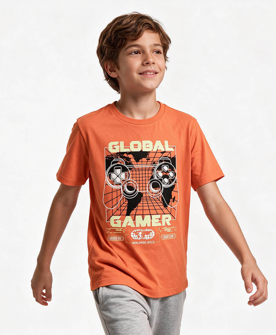 Polera niño gamer