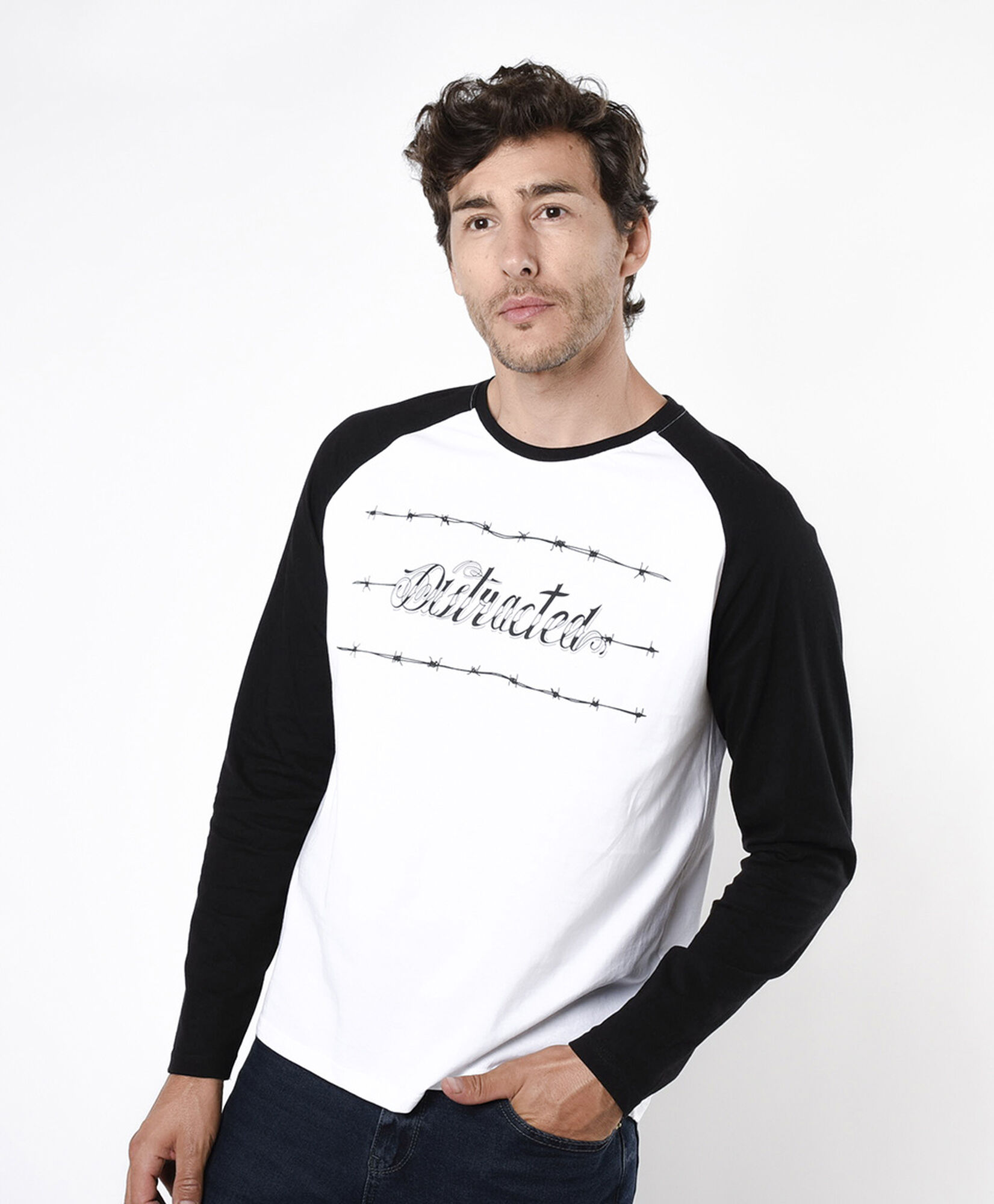 Polera hombre distracted Polera hombre distracted