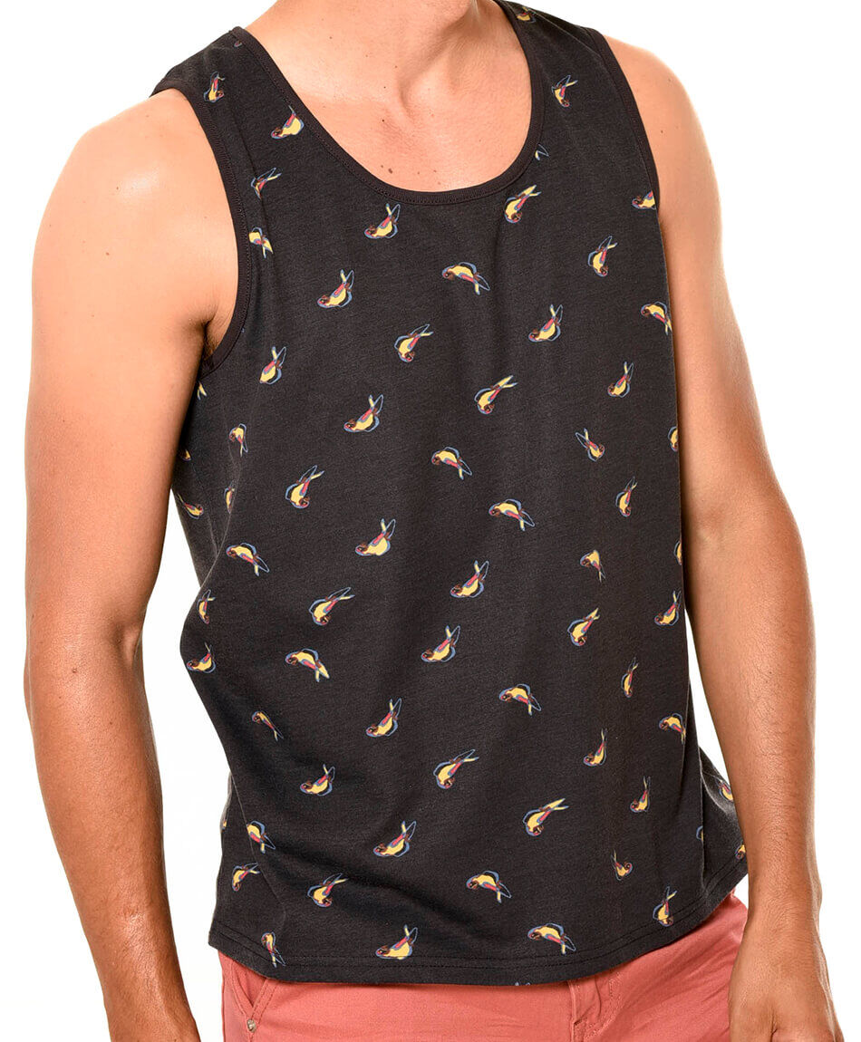 Polera surf estampada