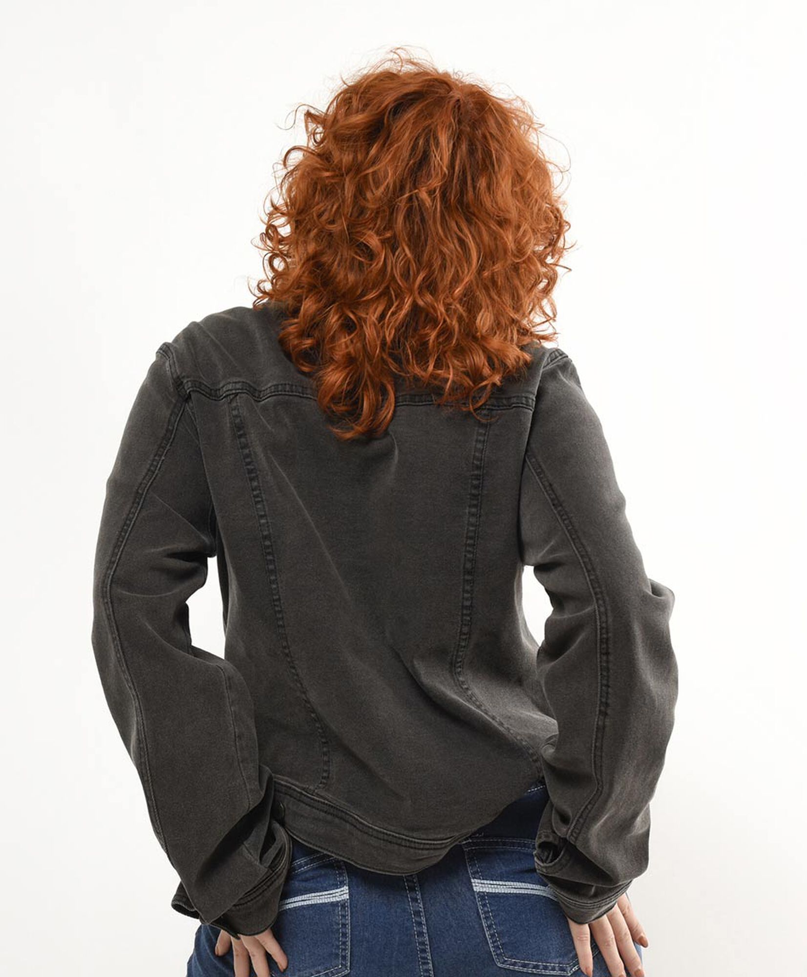 Chaqueta mujer denim costuras Chaqueta mujer denim costuras