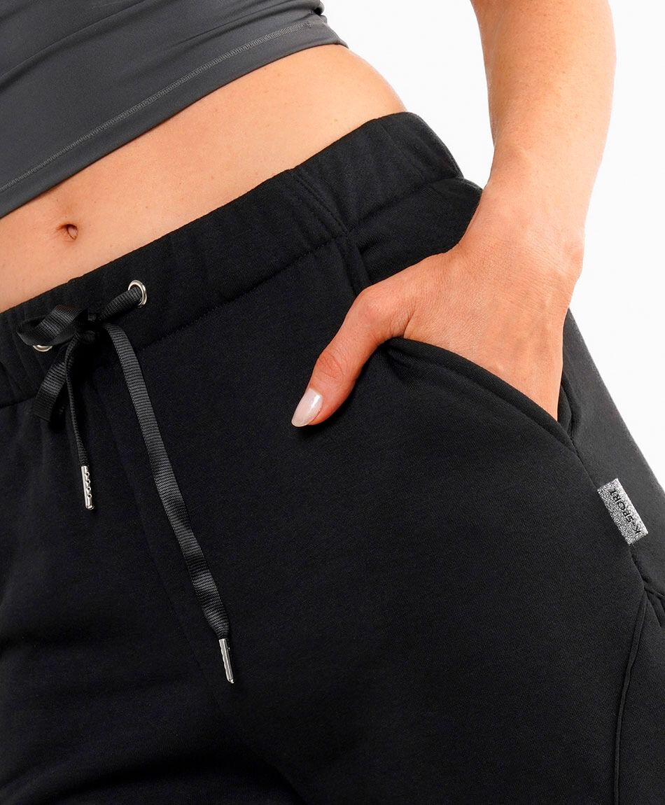 Pantal&oacute;n deportivo mujer jogger negro