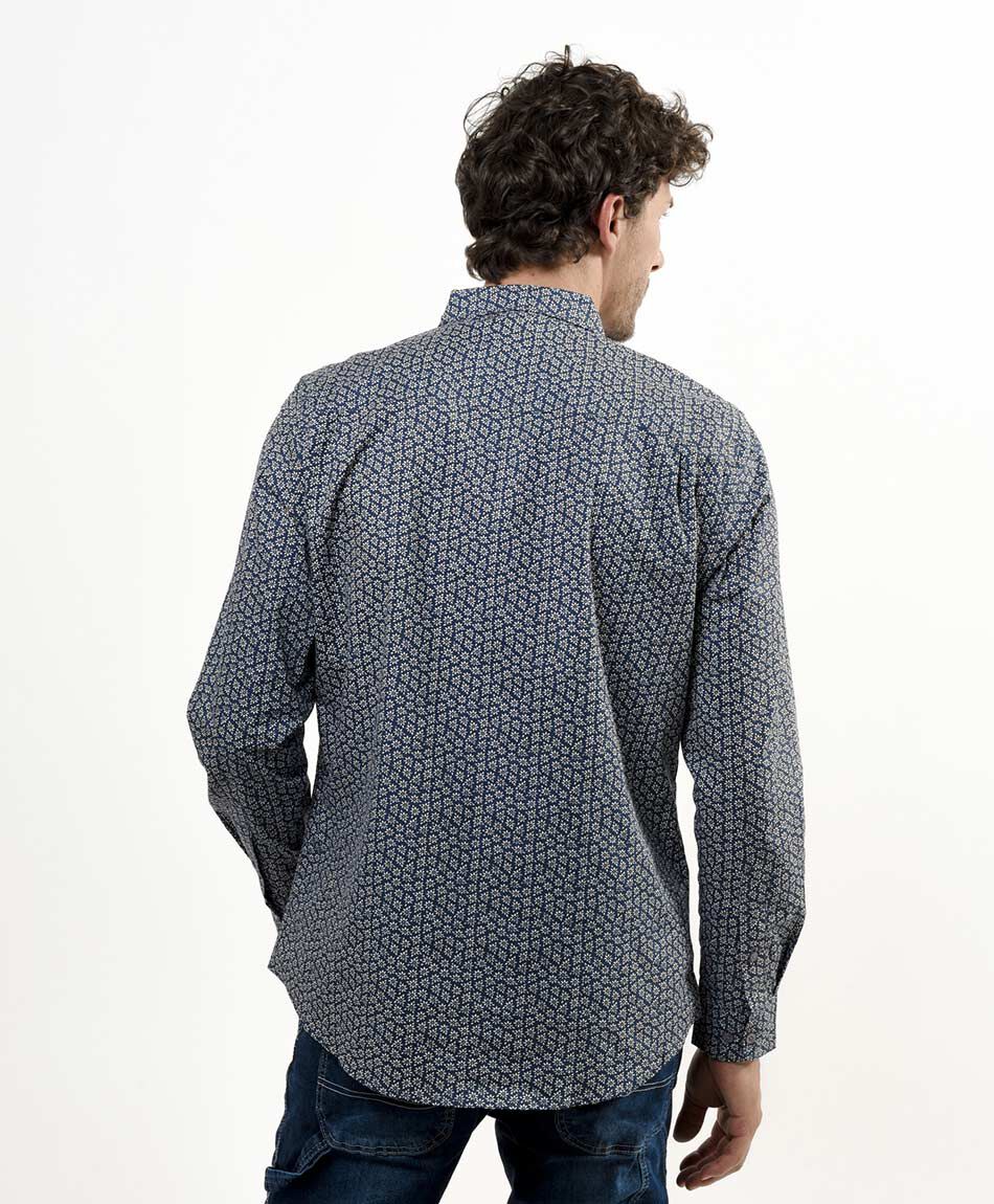 Camisa hombre mini flores