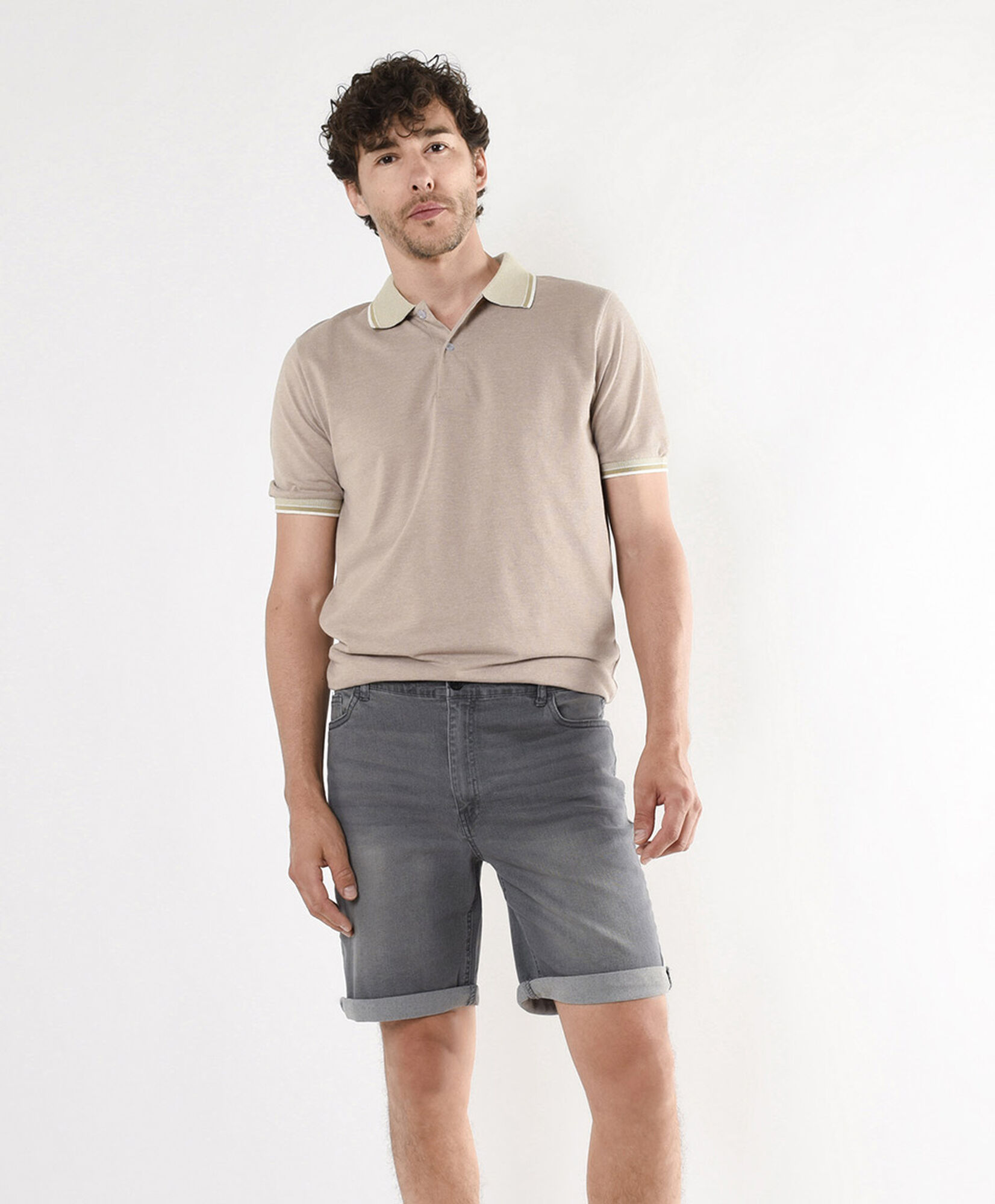 Short hombre denim gris Short hombre denim gris