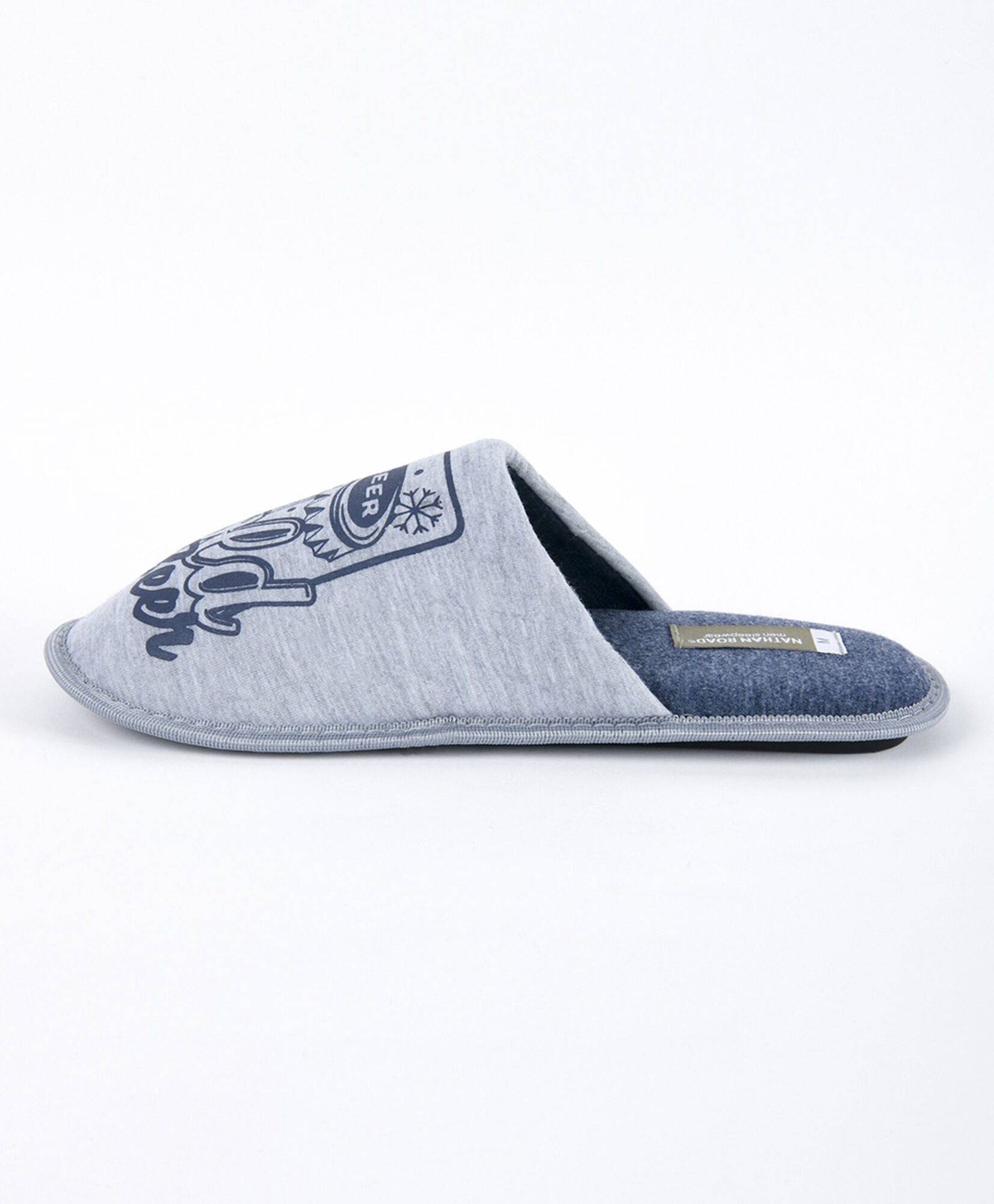 Pantufla hombre diseño gris Pantufla hombre diseño gris
