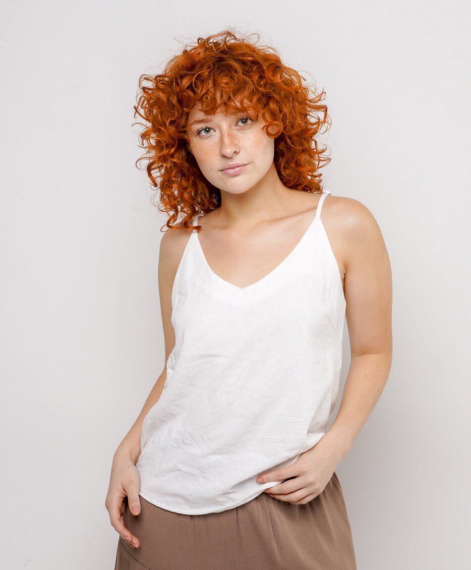 Blusa mujer soft white