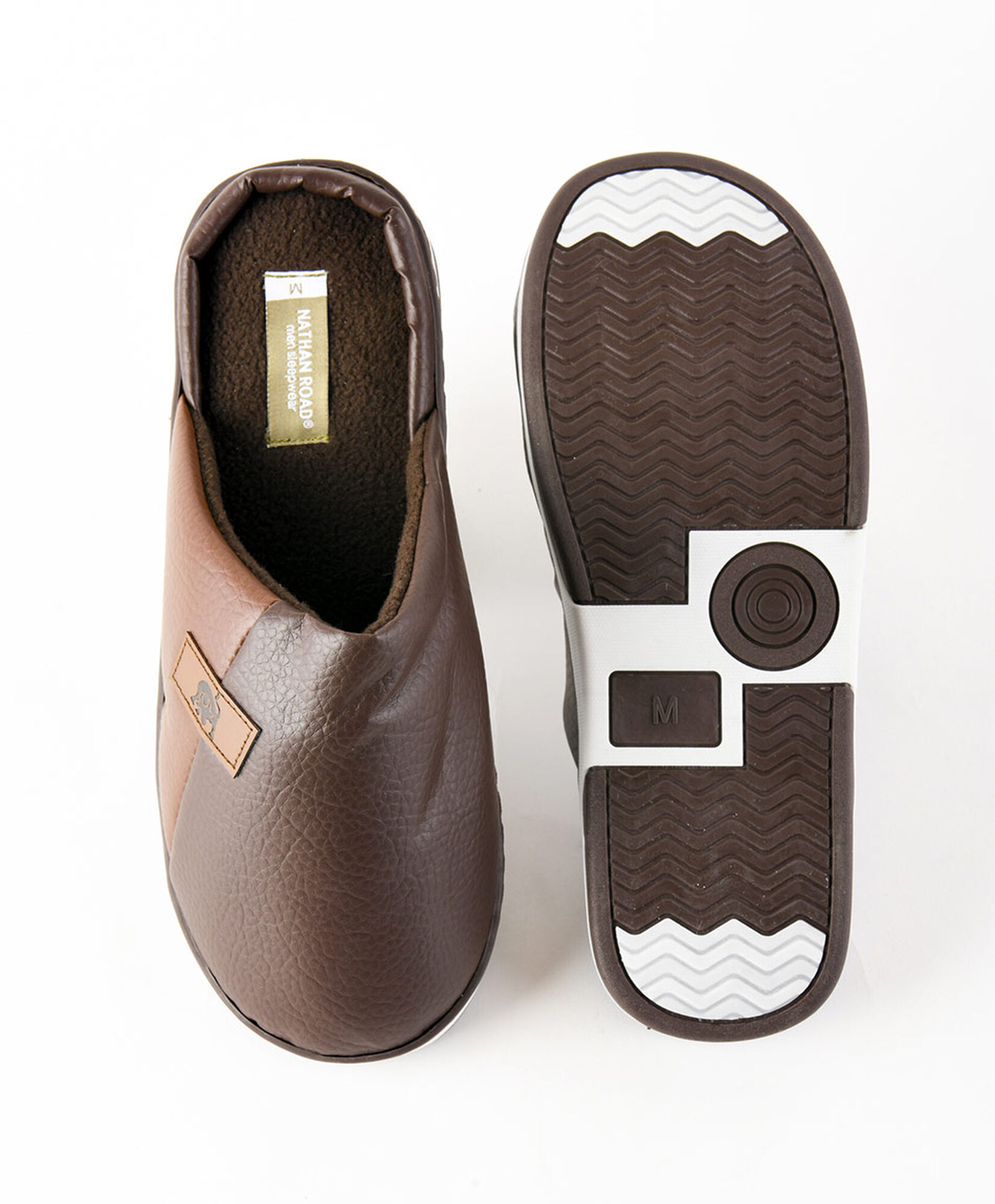 Pantufla hombre estilo cuerina Pantufla hombre estilo cuerina