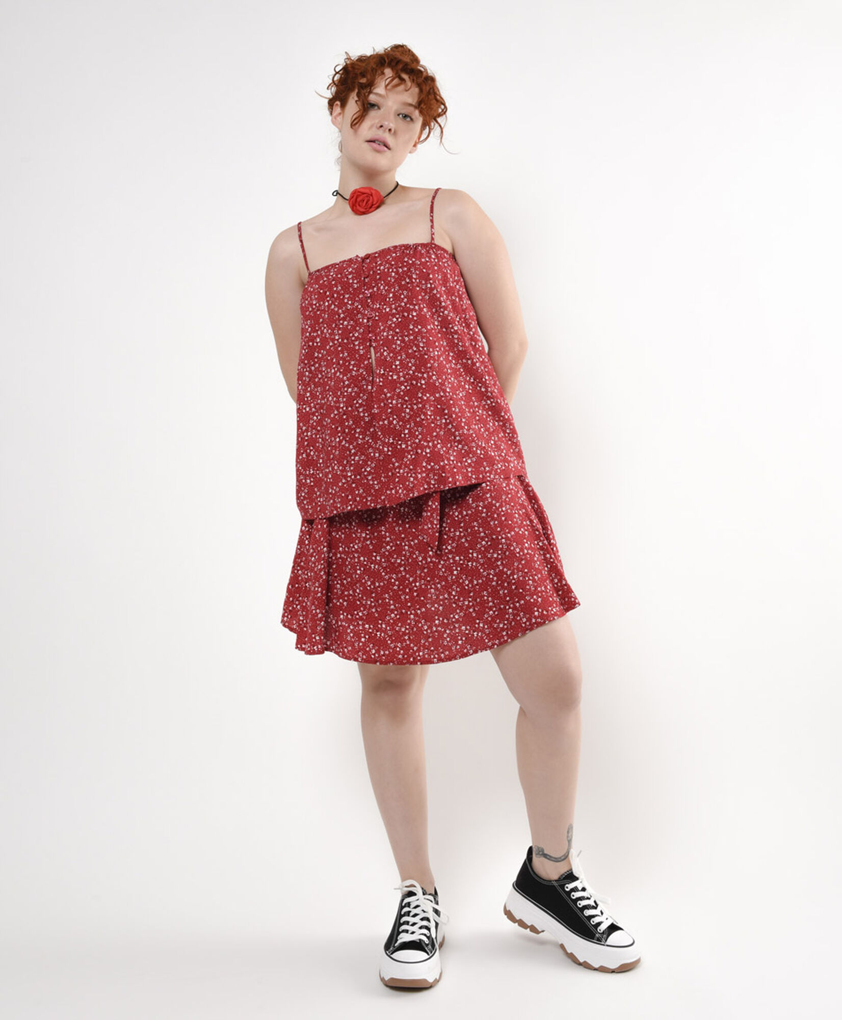 Blusa mujer floreada abierta Blusa mujer floreada abierta