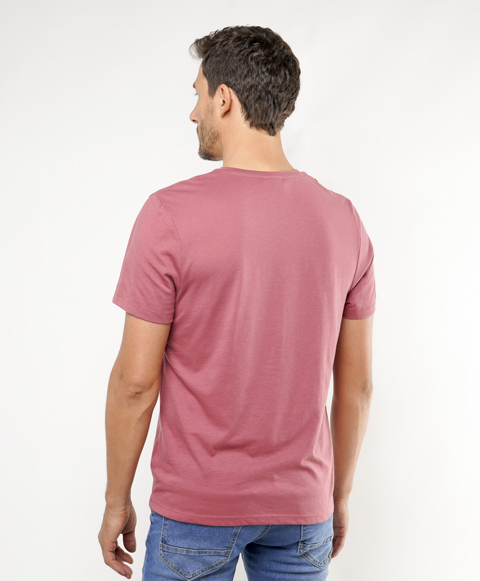 Polera hombre básica cuello v Polera hombre básica cuello v