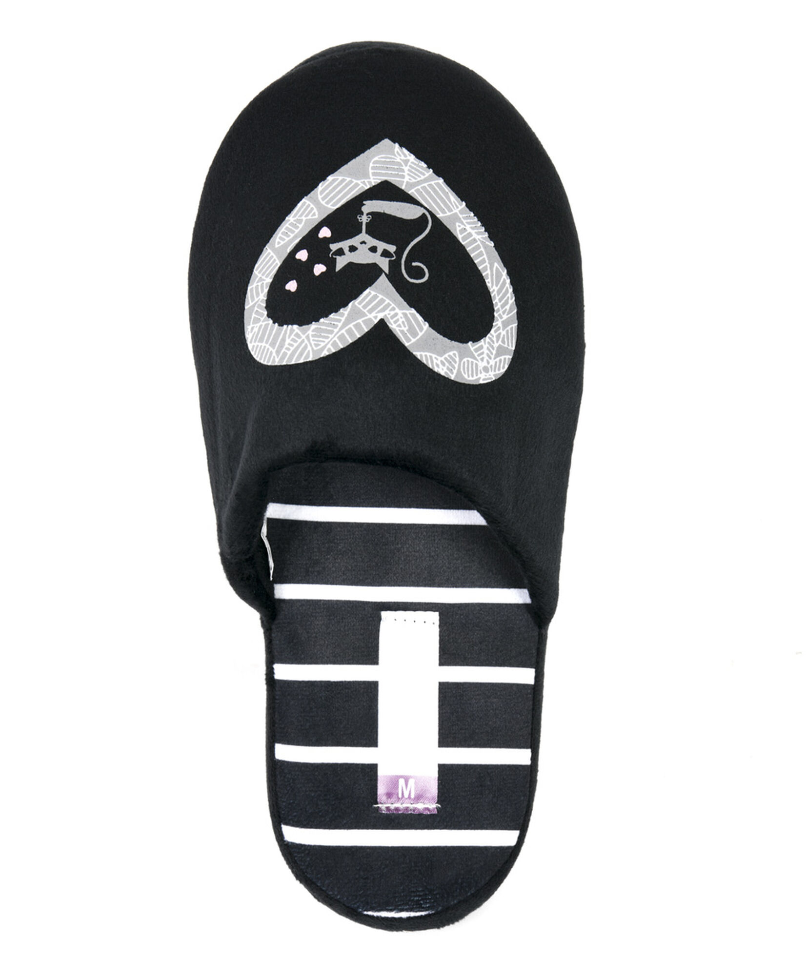 Pantufla mujer corazón gato Pantufla mujer corazón gato