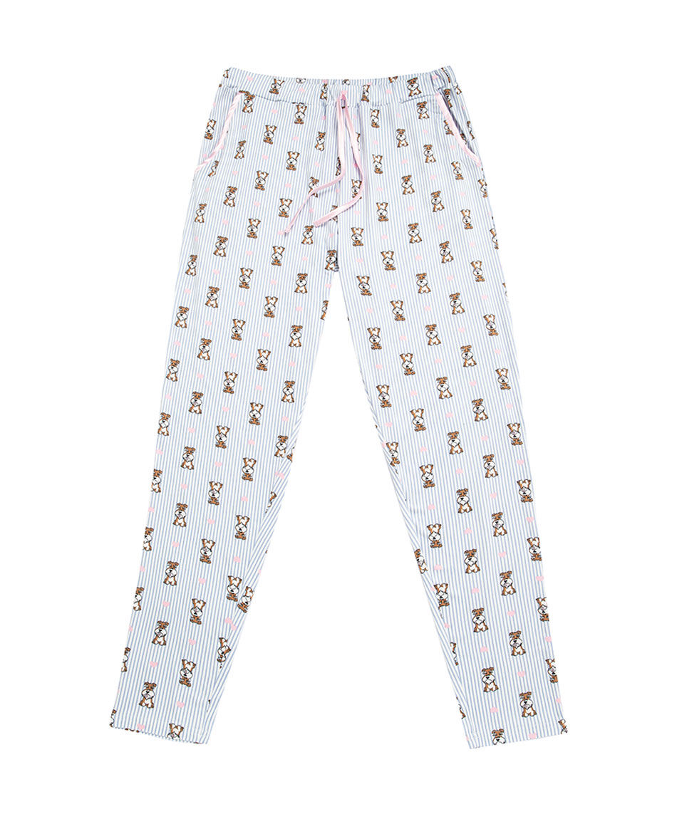 Pijama mujer rayas dog yorkshire