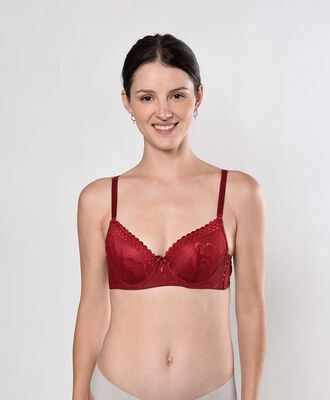 Sostén mujer encaje floral