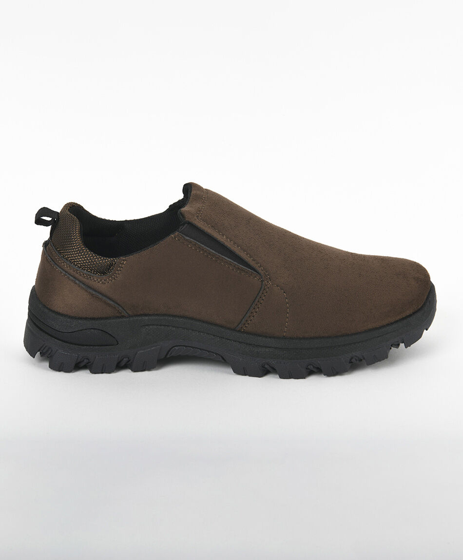 Zapato hombre gamuza el&aacute;sticos
