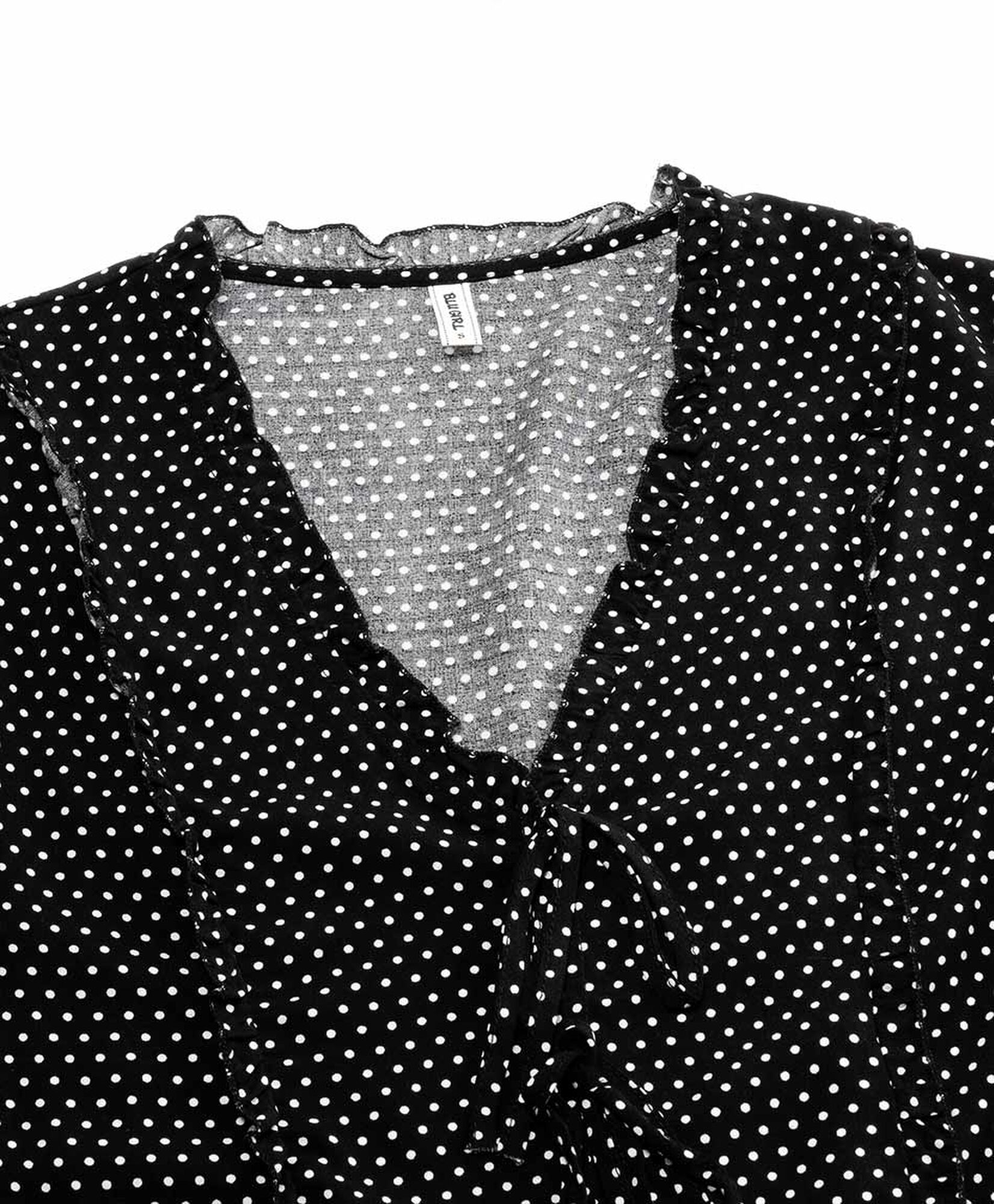 Blusa mujer puntitos y lazos Blusa mujer puntitos y lazos