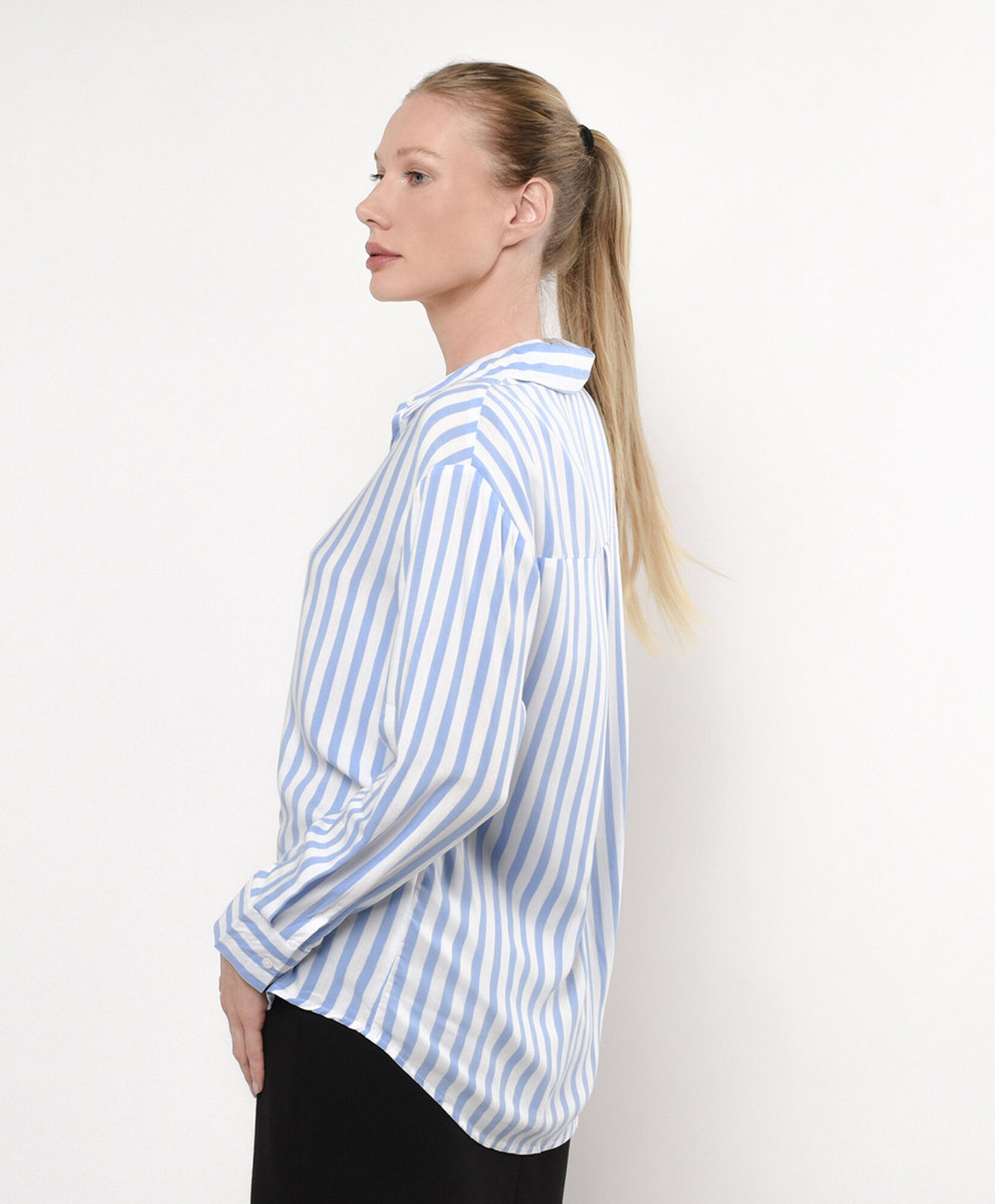 Blusa mujer rayas azul Blusa mujer rayas azul