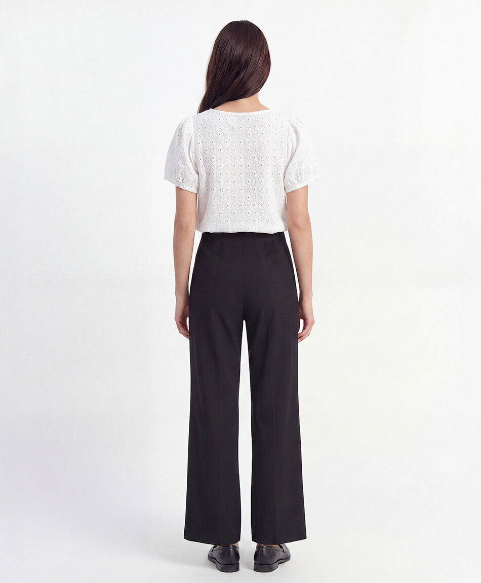 Pantal&oacute;n mujer botones dorados