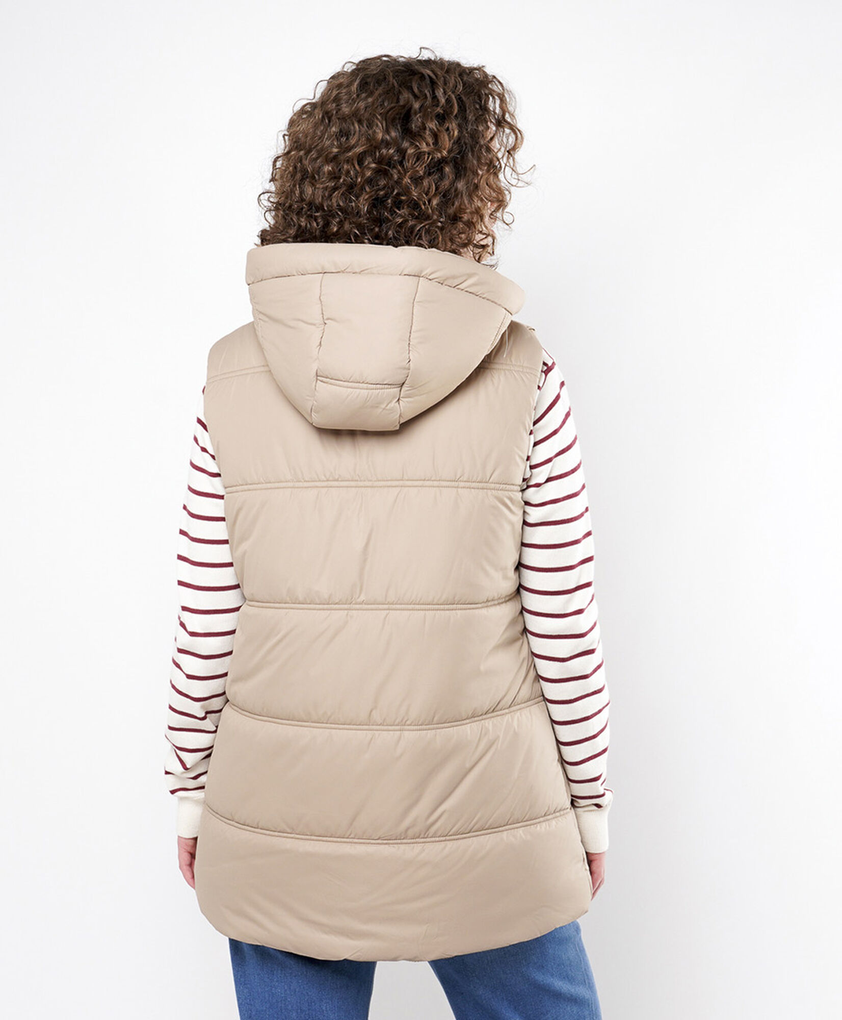 Parka mujer sin mangas capucha Parka mujer sin mangas capucha