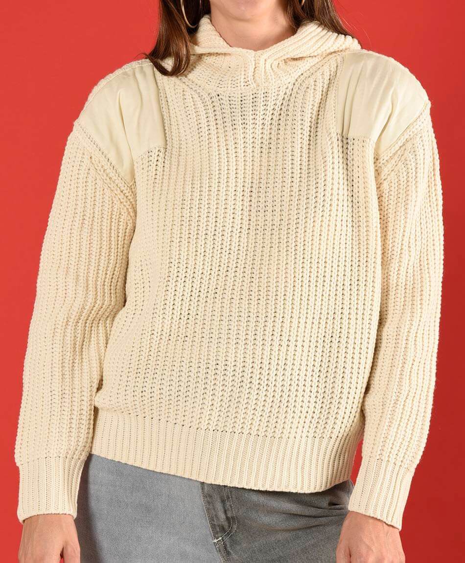 Sweater patsh capuchon