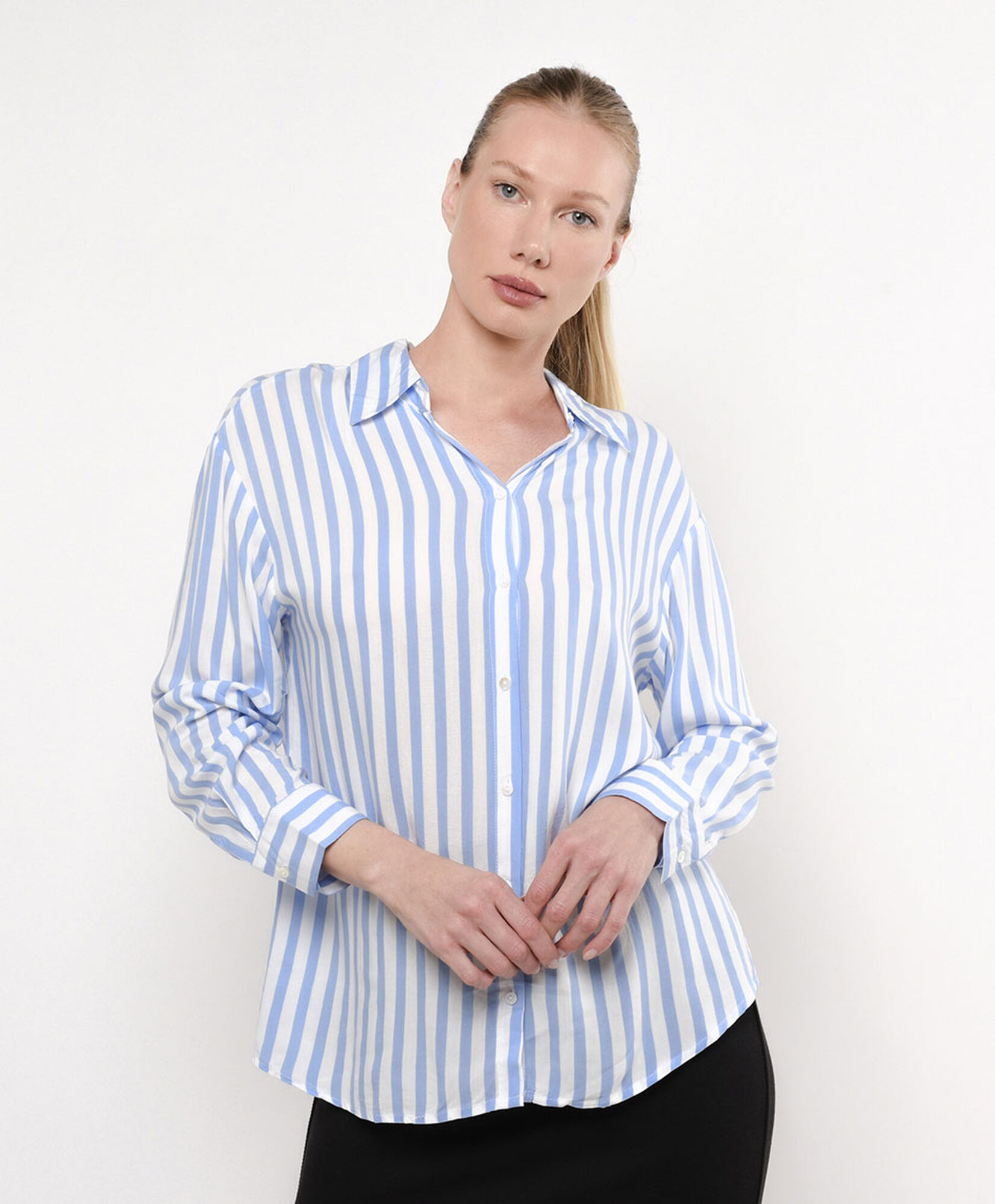 Blusa mujer rayas azul Blusa mujer rayas azul