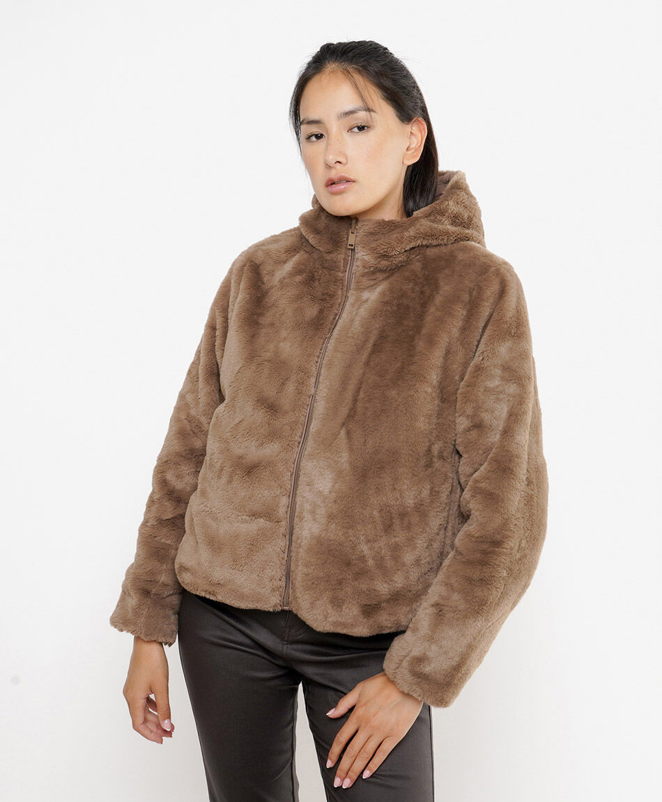 Parka mujer reversible interior abrigado